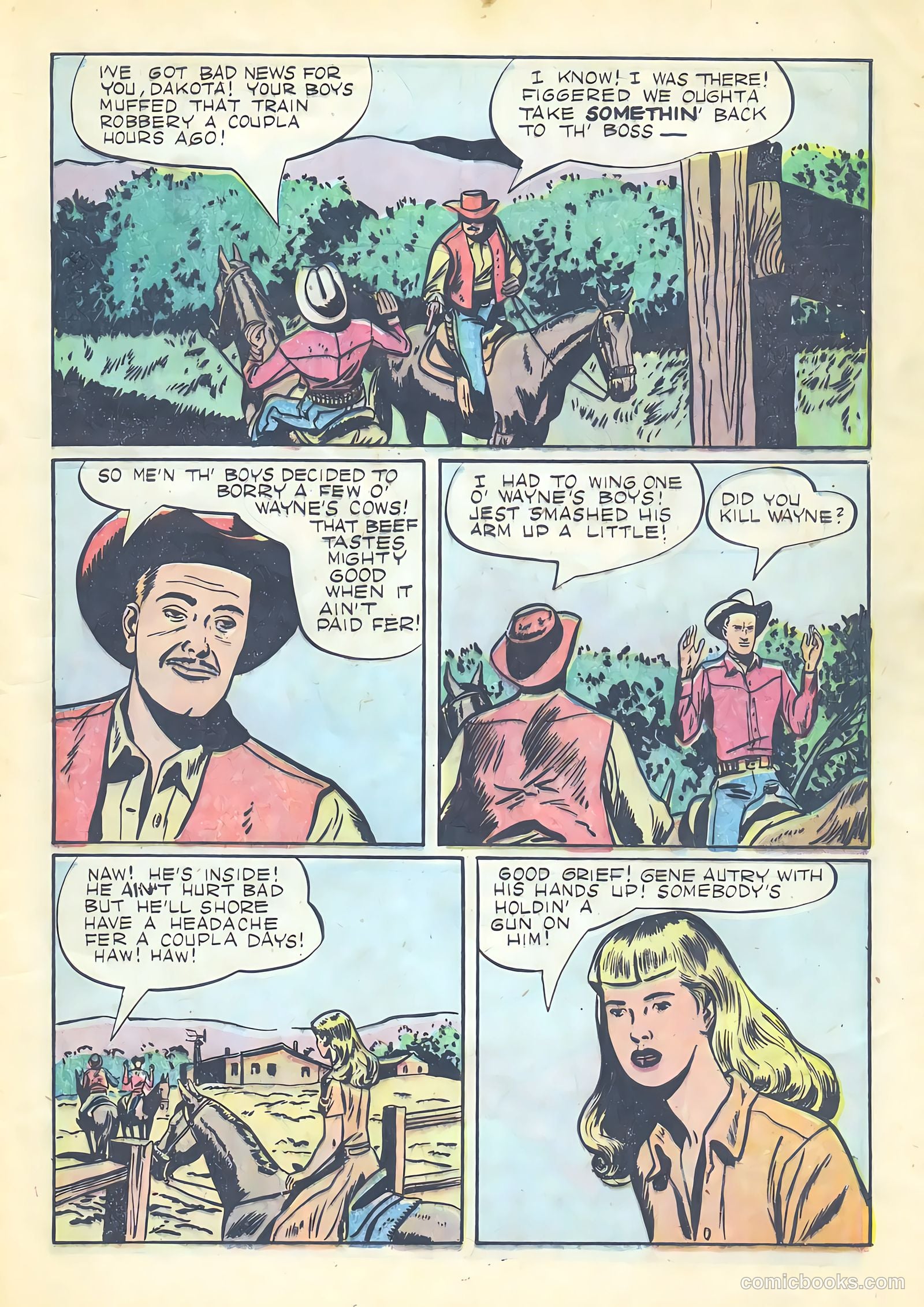 Gene Autry Comics #21 (1948) — page 5 of 36