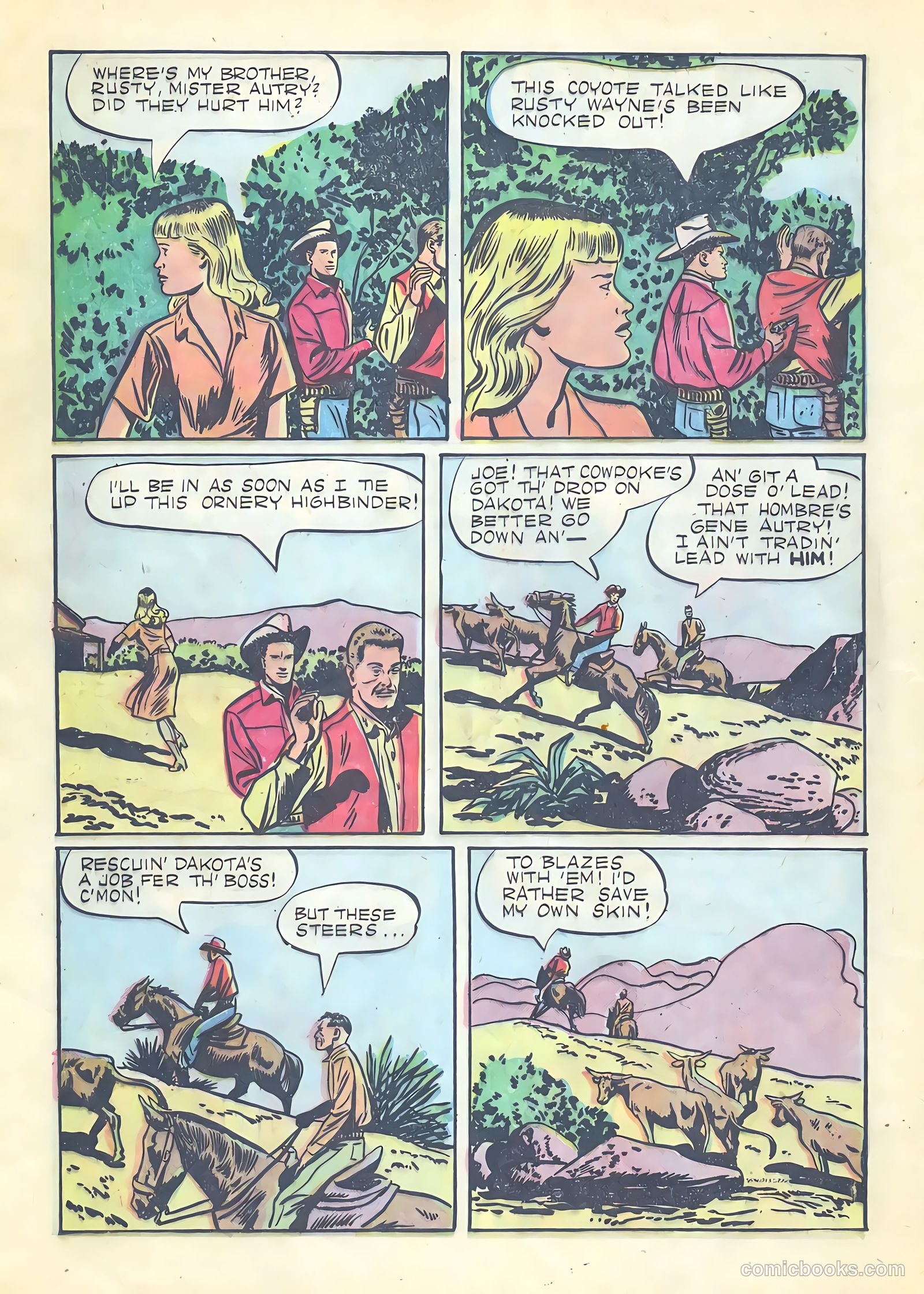 Gene Autry Comics #21 (1948) — page 8 of 36