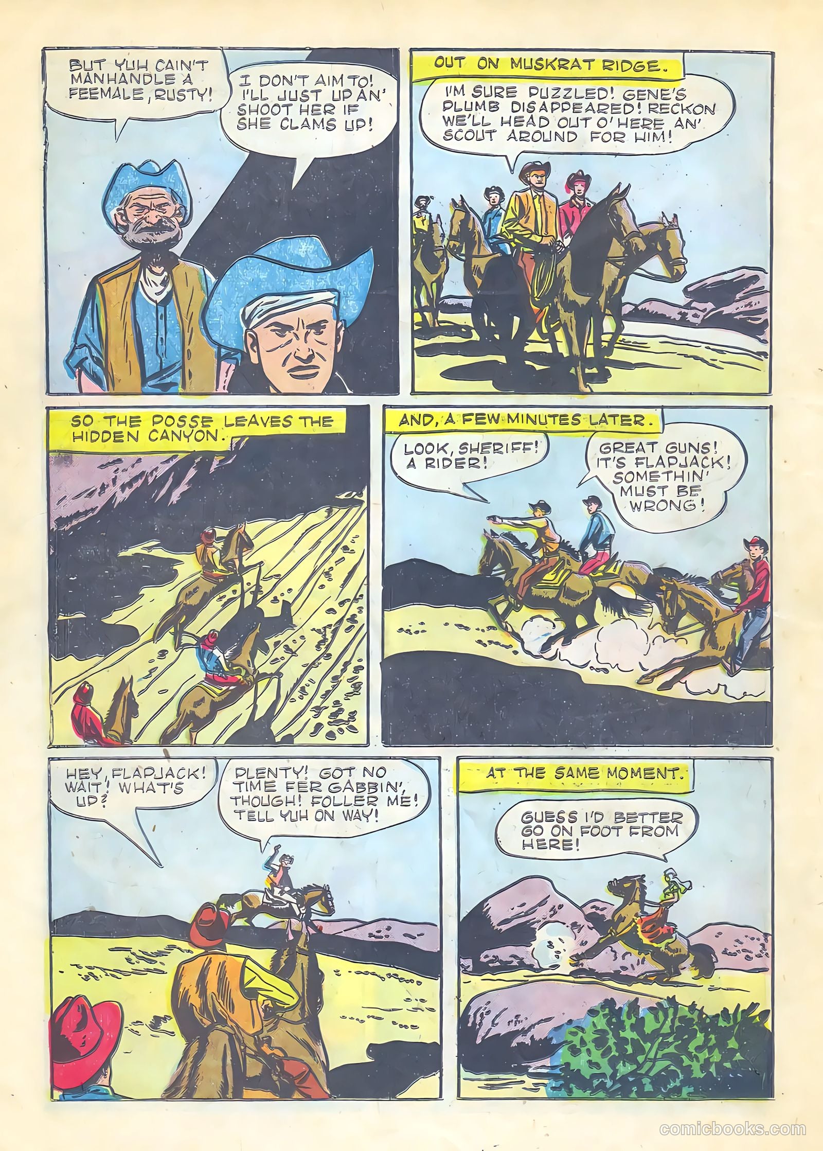 Gene Autry Comics #21 (1948) — page 22 of 36