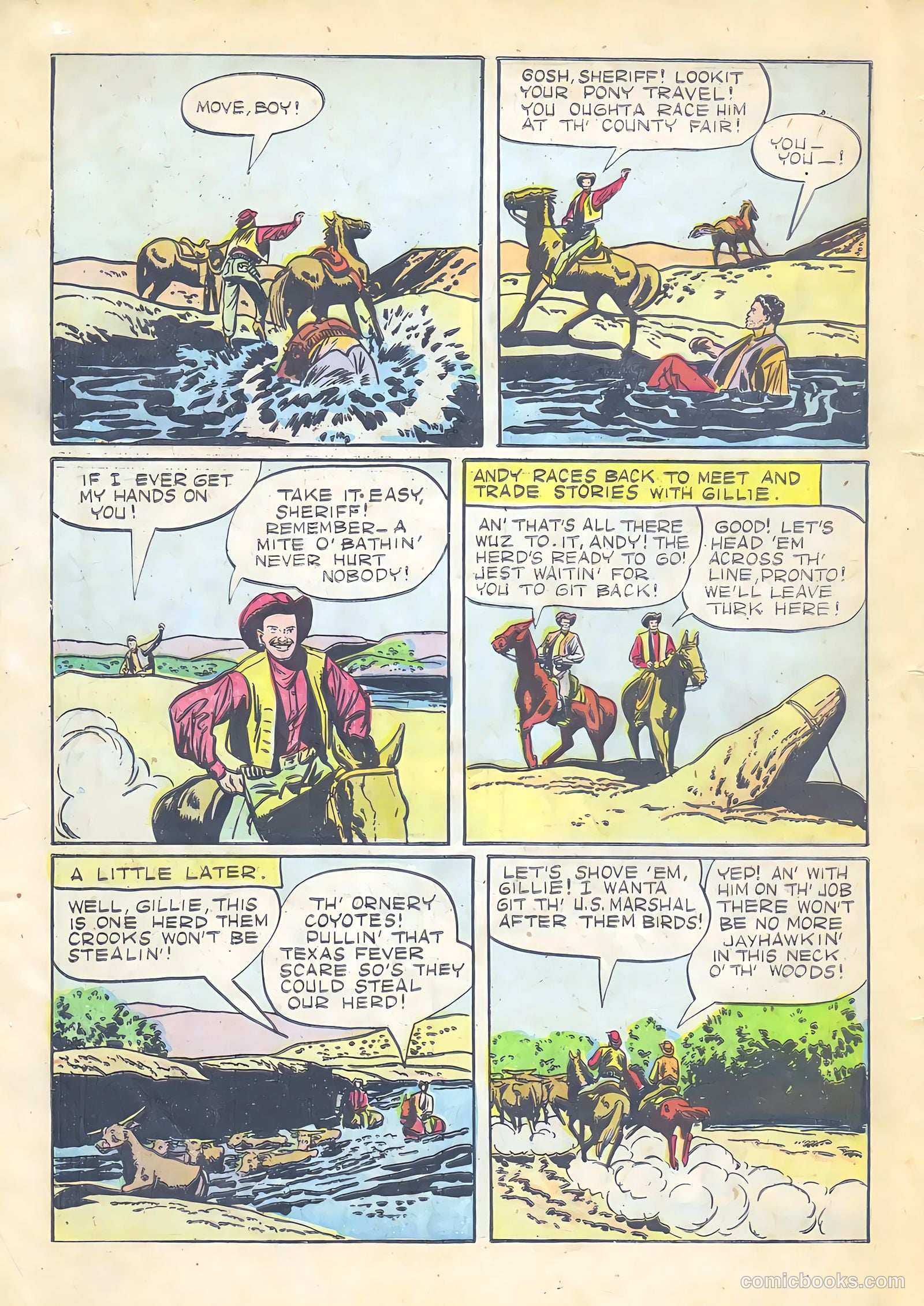 Gene Autry Comics #21 (1948) — page 34 of 36