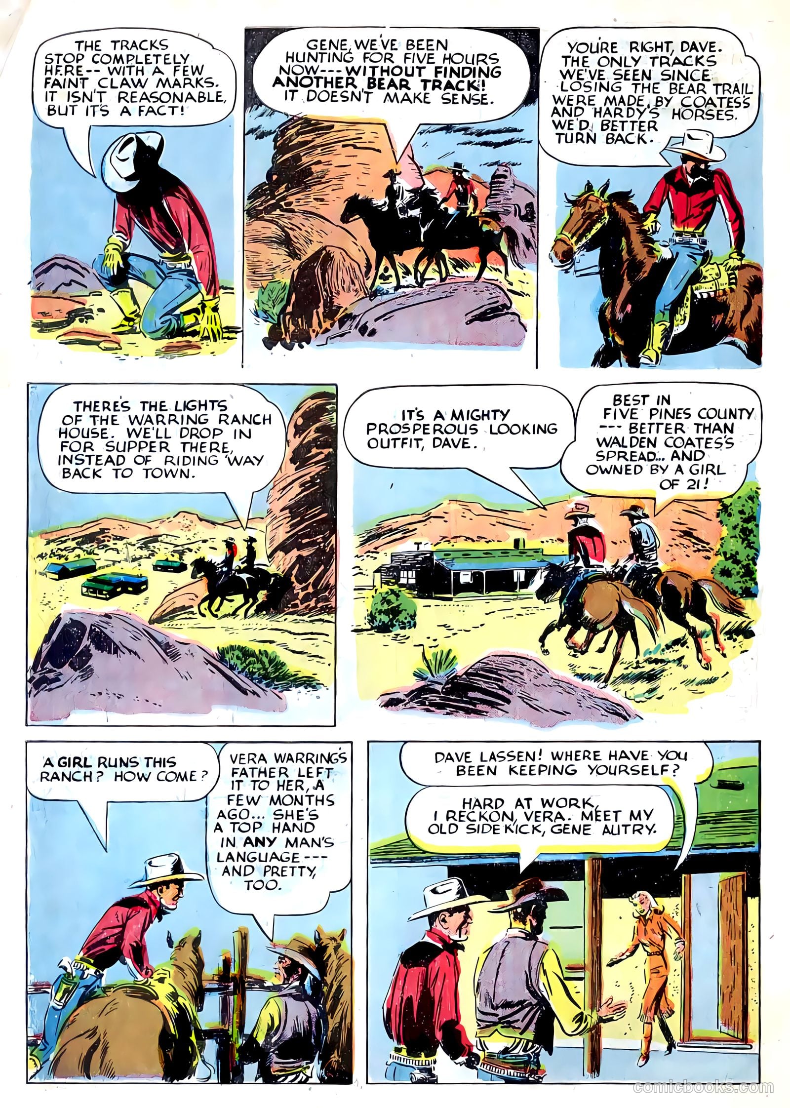 Gene Autry Comics #22 (1948) — page 6 of 36