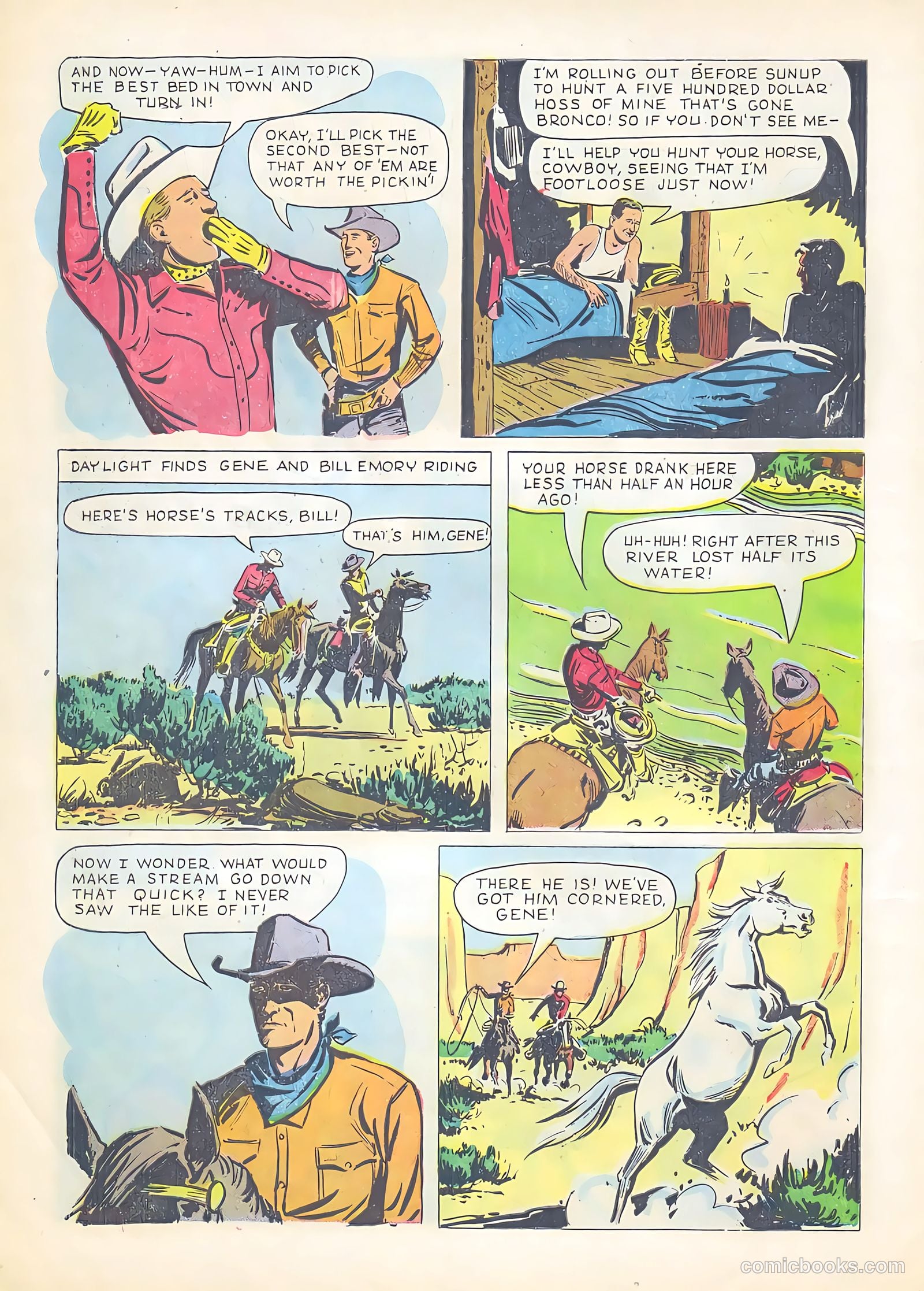 Gene Autry Comics #23 (1949) — page 6 of 36