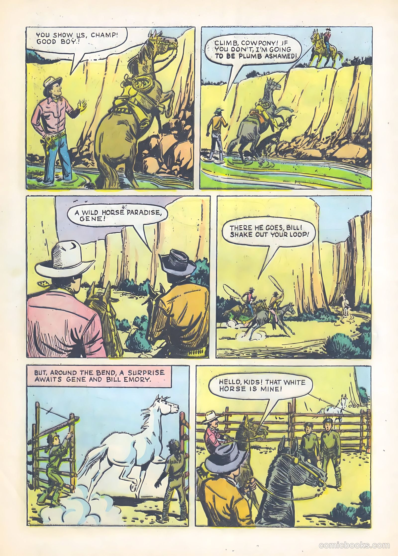 Gene Autry Comics #23 (1949) — page 8 of 36