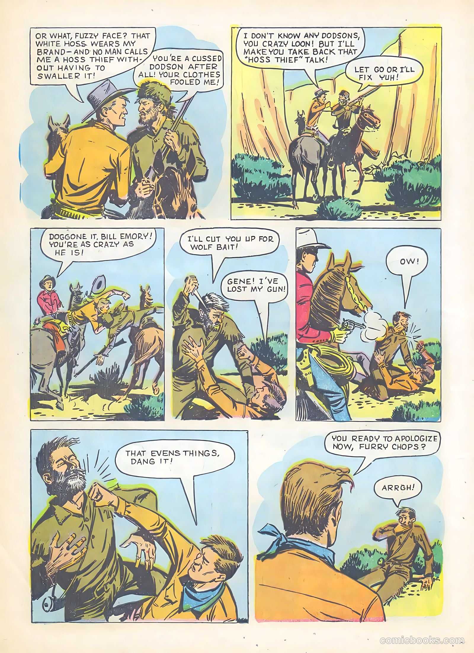 Gene Autry Comics #23 (1949) — page 10 of 36