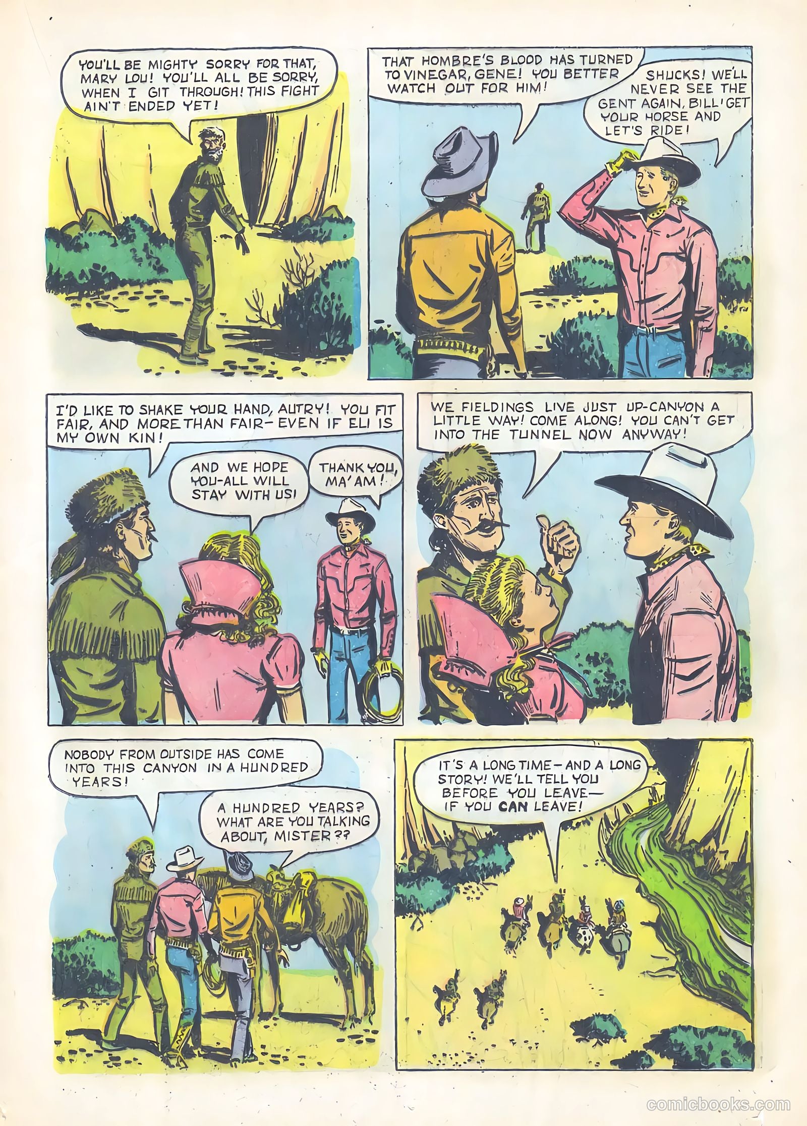 Gene Autry Comics #23 (1949) — page 17 of 36