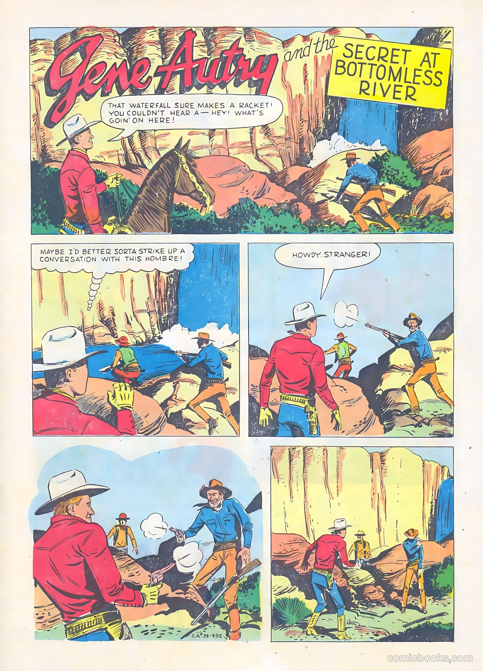Gene Autry Comics #24 (1949) — page 3 of 36