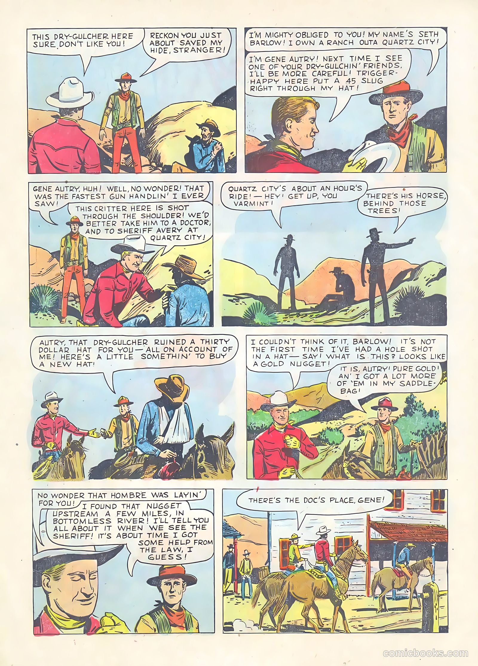 Gene Autry Comics #24 (1949) — page 4 of 36