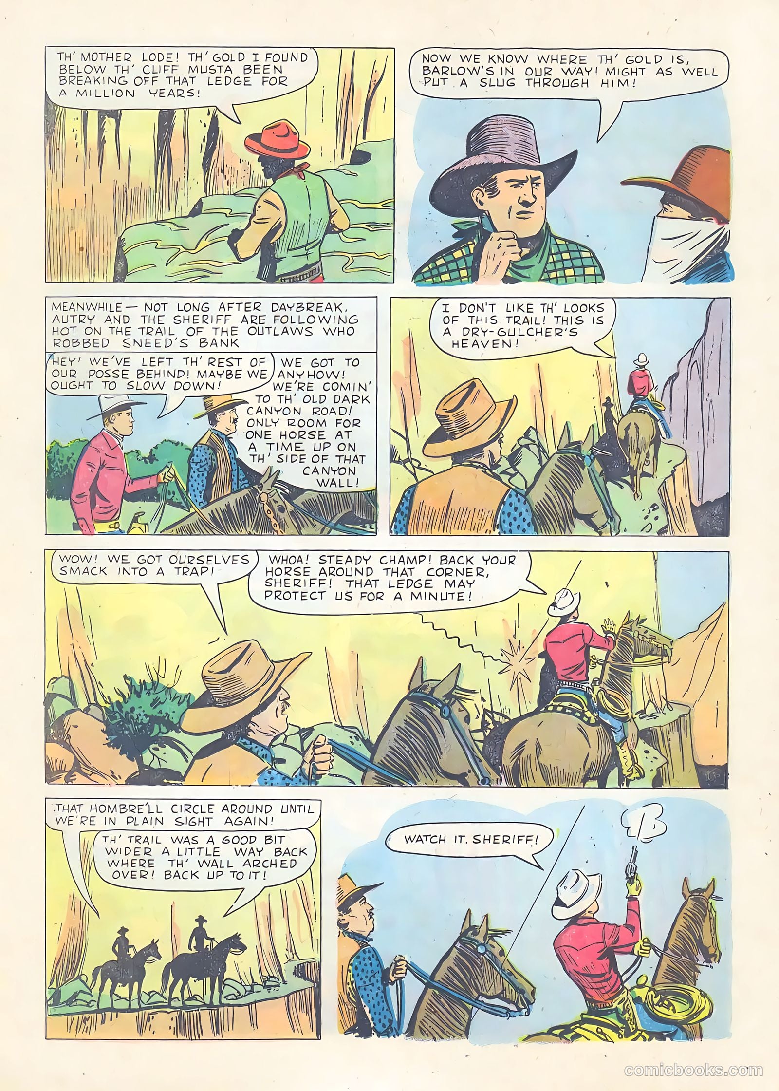 Gene Autry Comics #24 (1949) — page 16 of 36