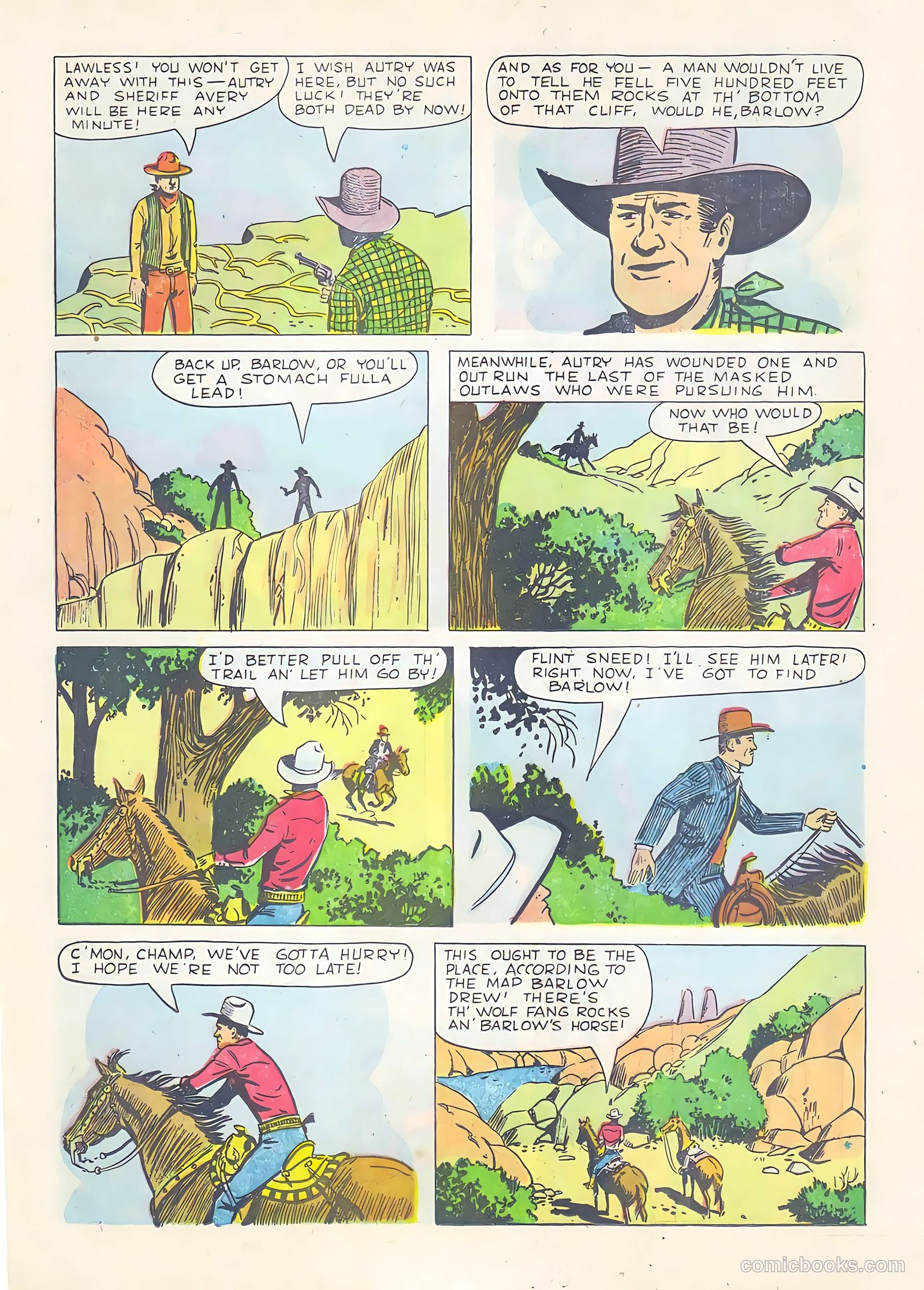 Gene Autry Comics #24 (1949) — page 20 of 36