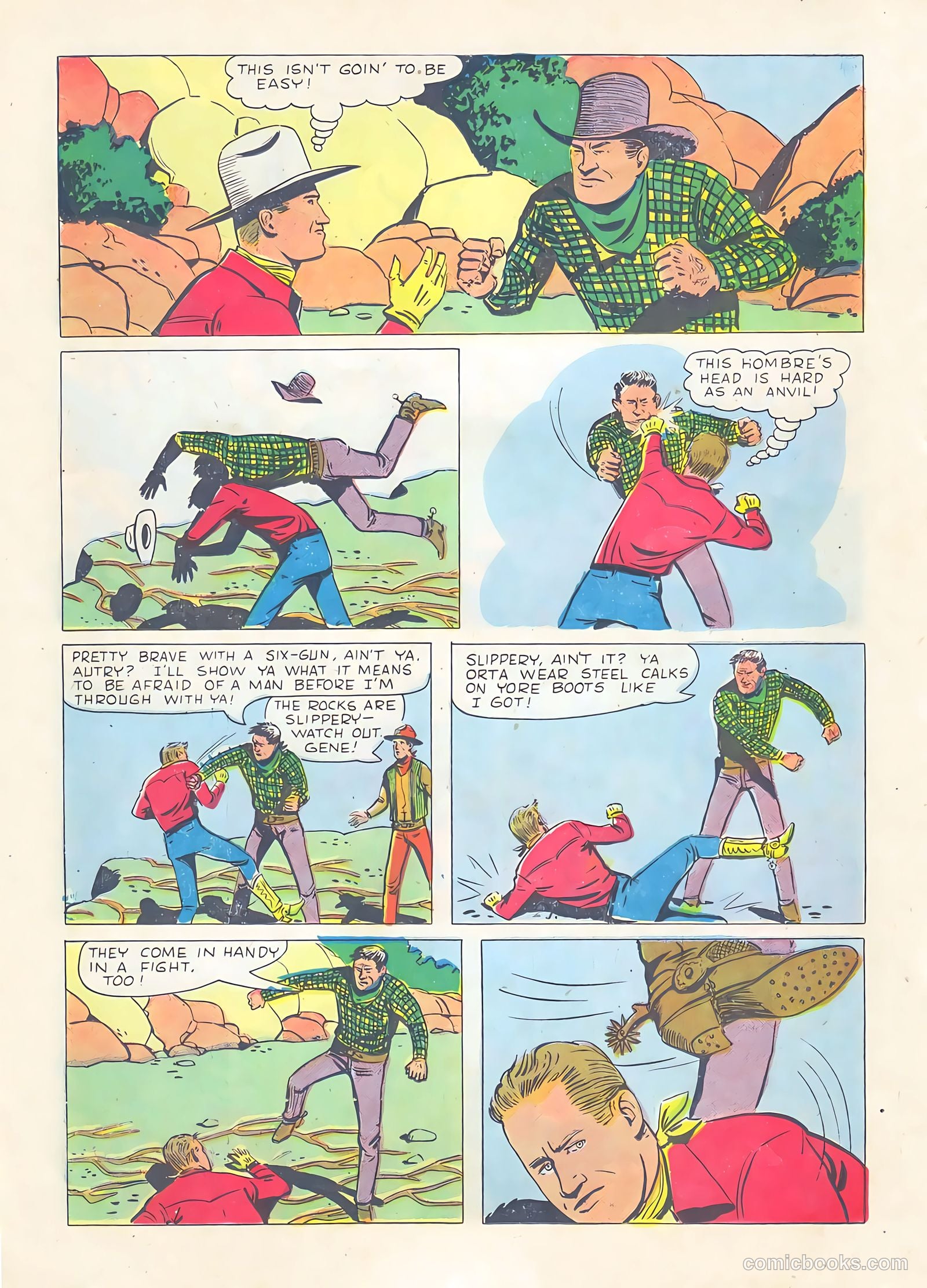 Gene Autry Comics #24 (1949) — page 22 of 36