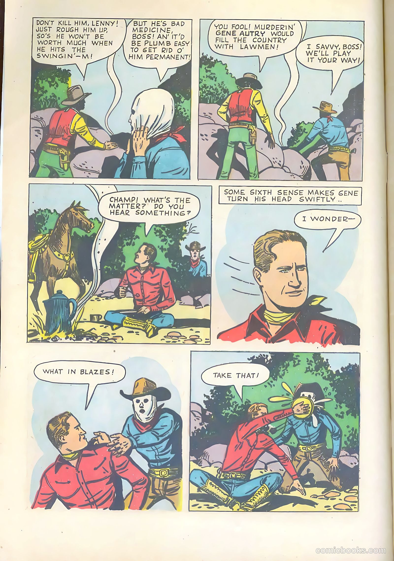 Gene Autry Comics #25 (1949) — page 4 of 36