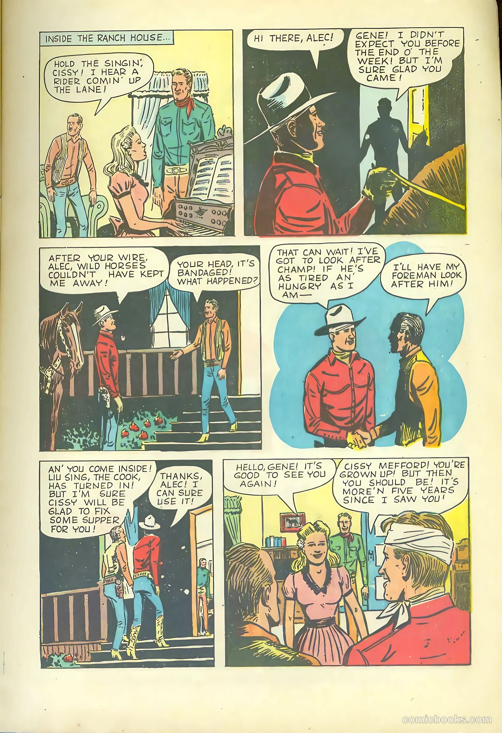 Gene Autry Comics #25 (1949) — page 9 of 36