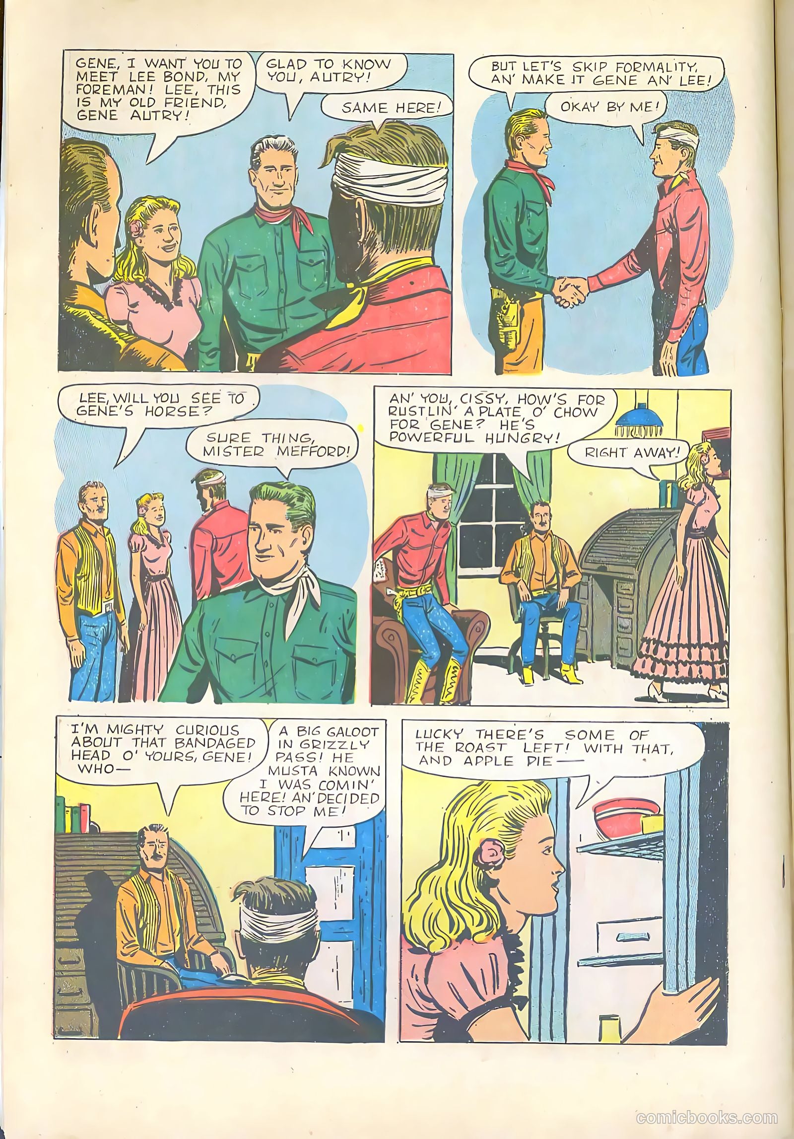 Gene Autry Comics #25 (1949) — page 10 of 36