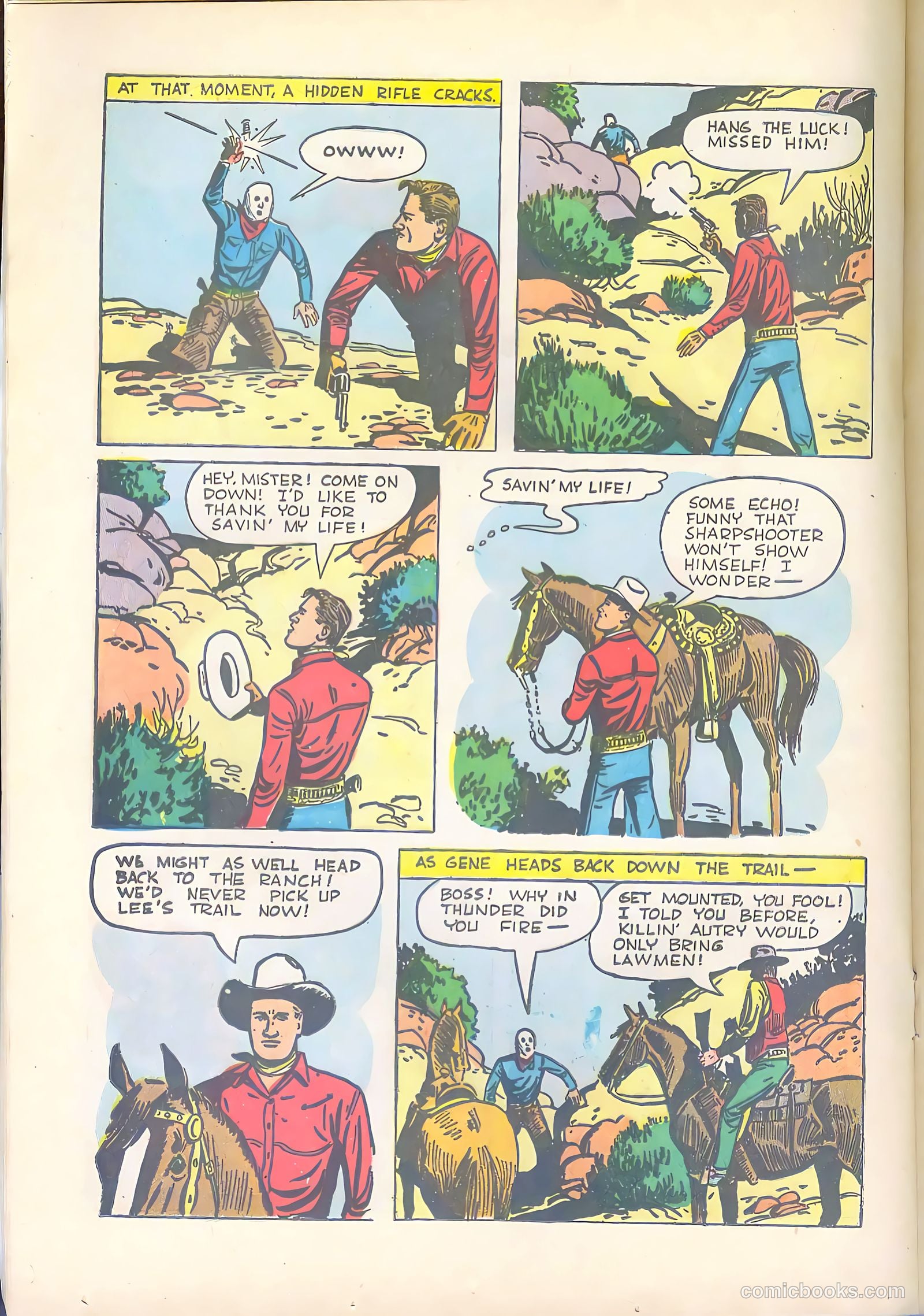 Gene Autry Comics #25 (1949) — page 20 of 36