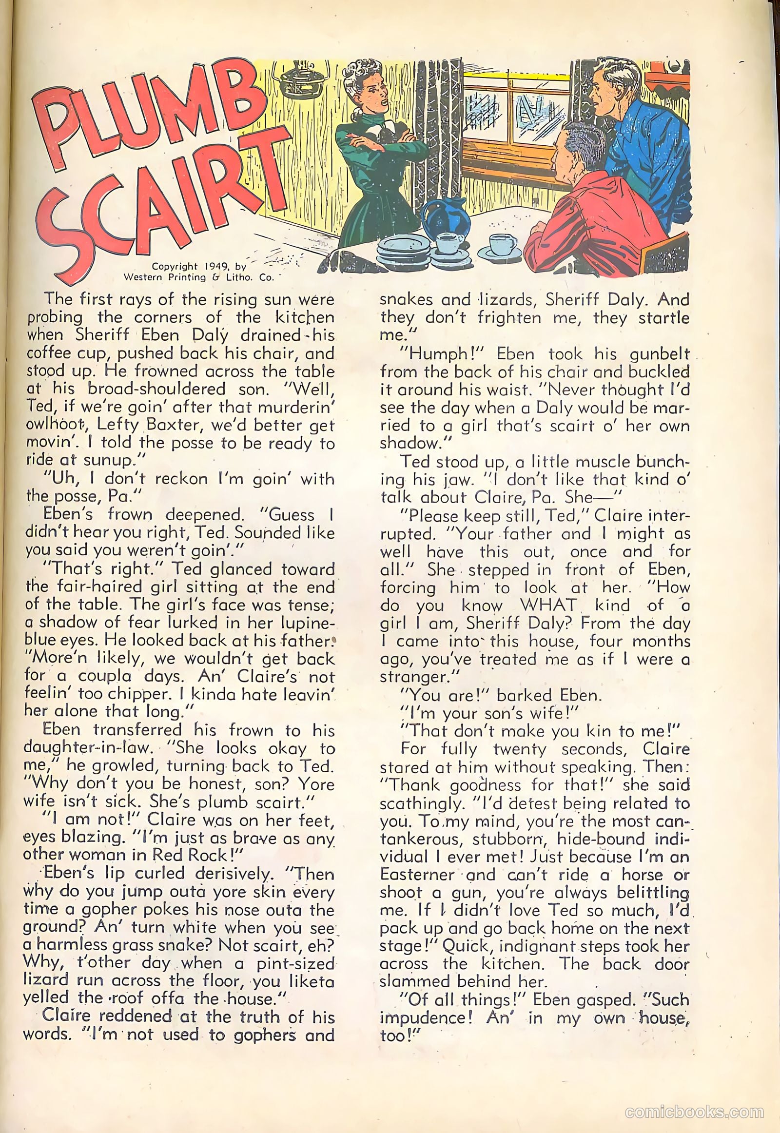 Gene Autry Comics #25 (1949) — page 27 of 36