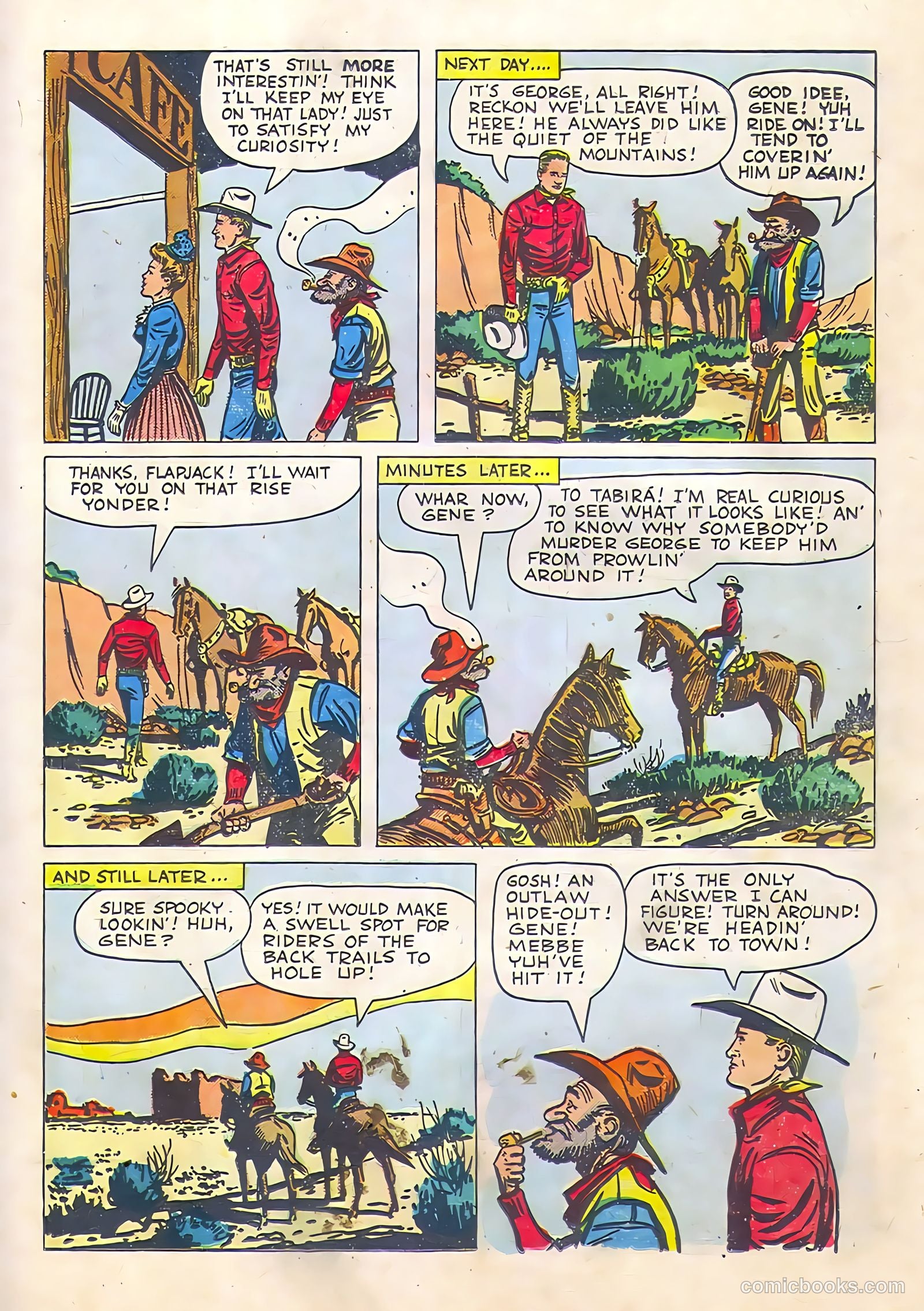 Gene Autry Comics #26 (1949) — page 19 of 36
