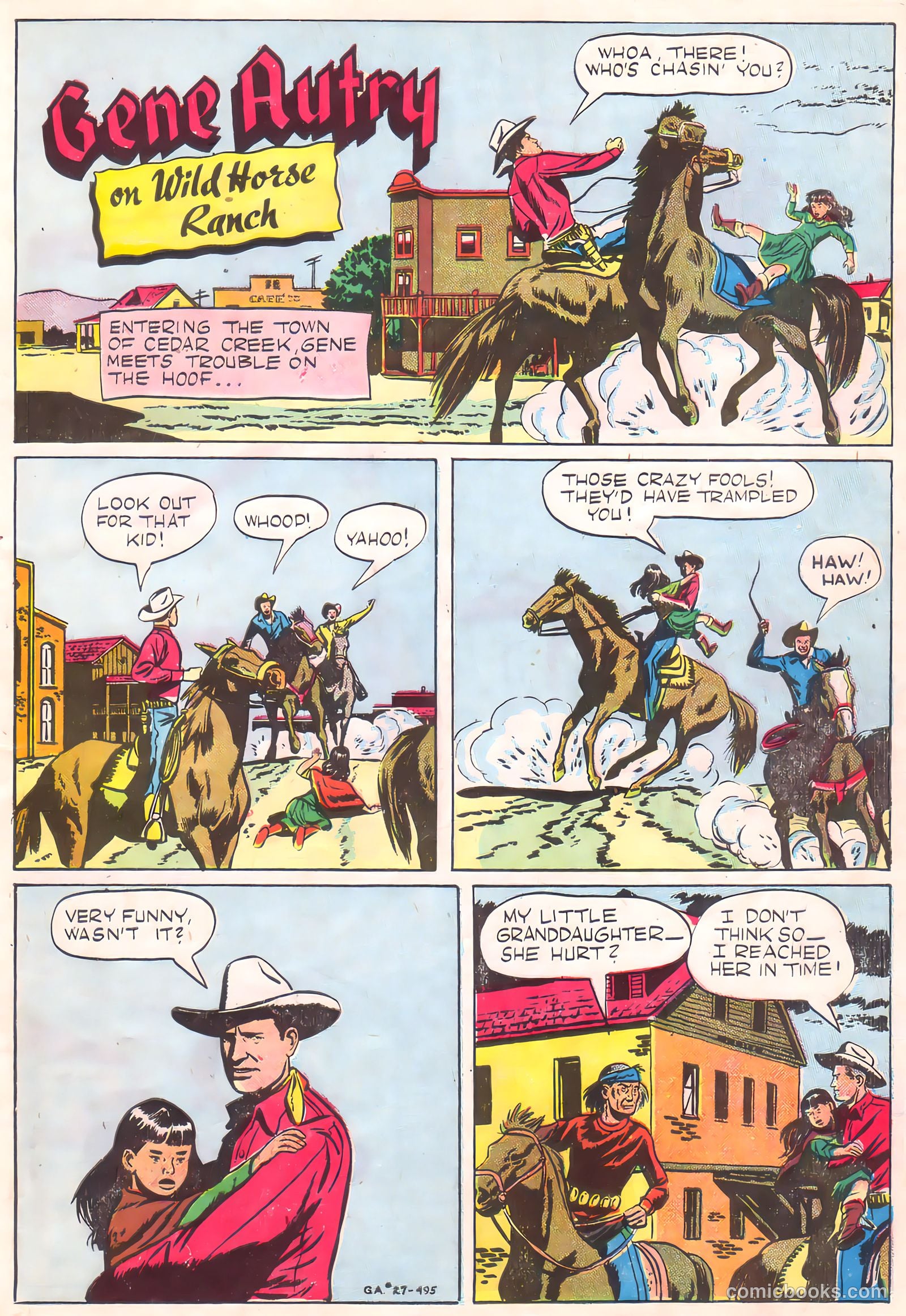 Gene Autry Comics #27 (1949) — page 3 of 36