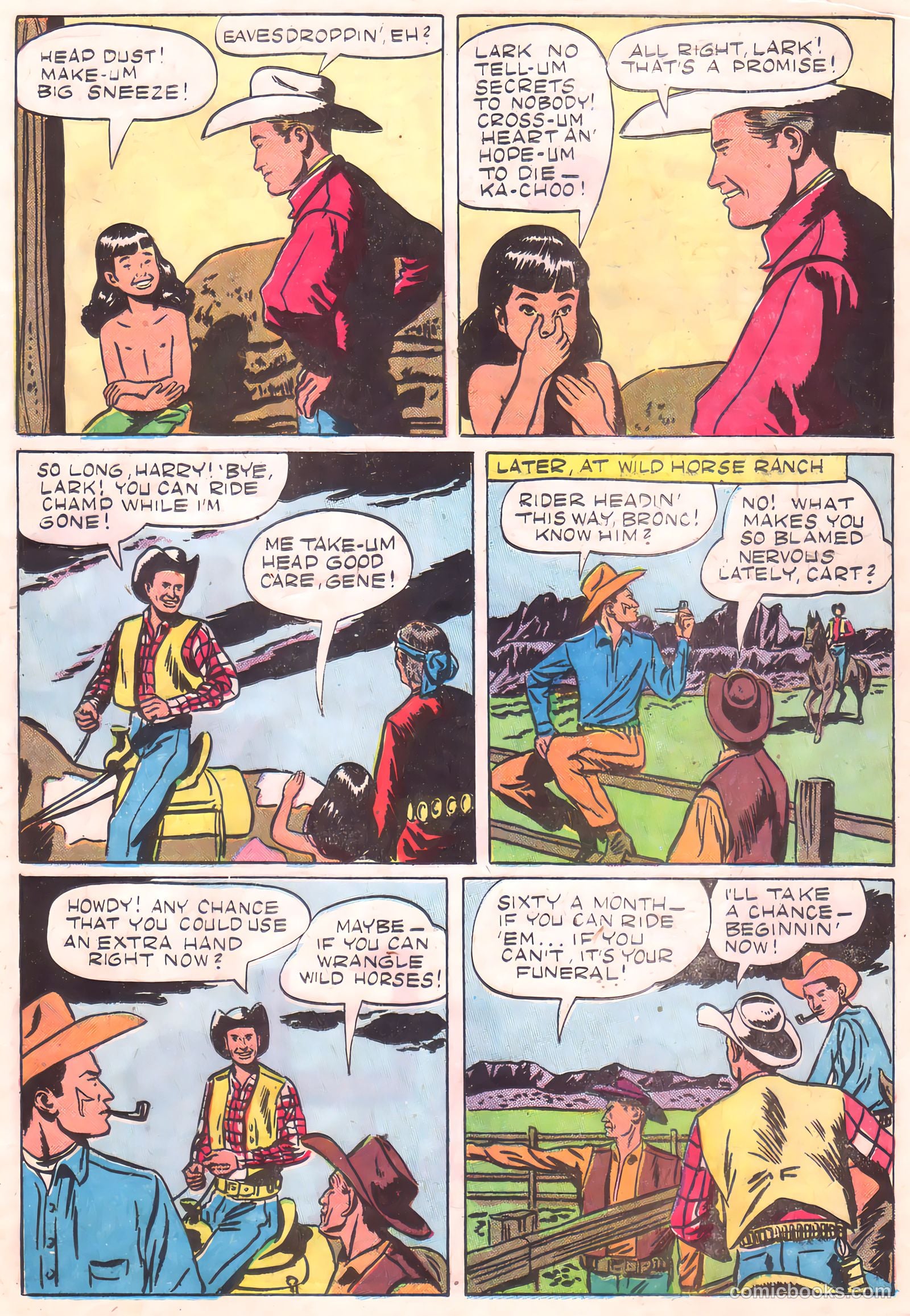 Gene Autry Comics #27 (1949) — page 17 of 36