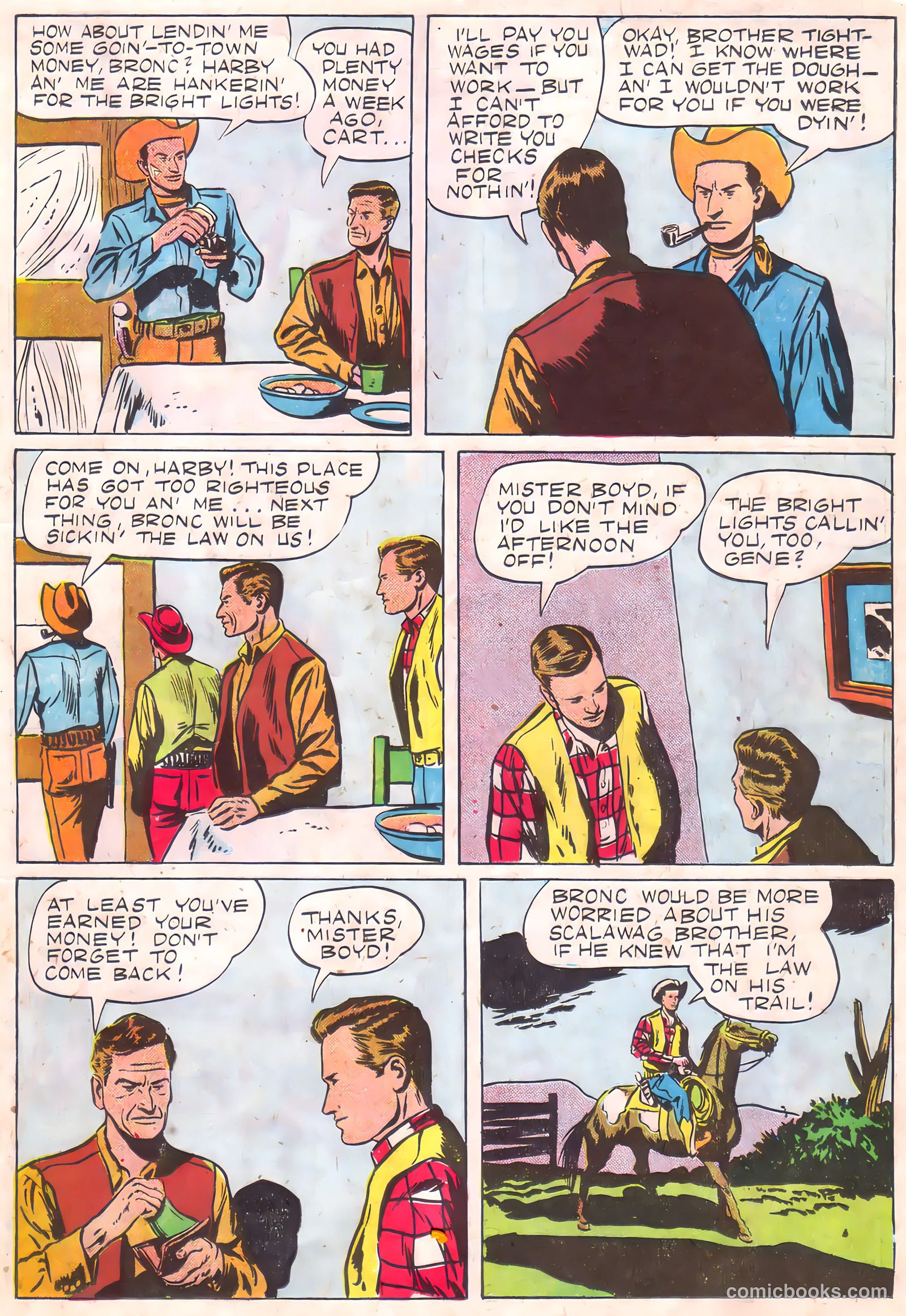 Gene Autry Comics #27 (1949) — page 19 of 36