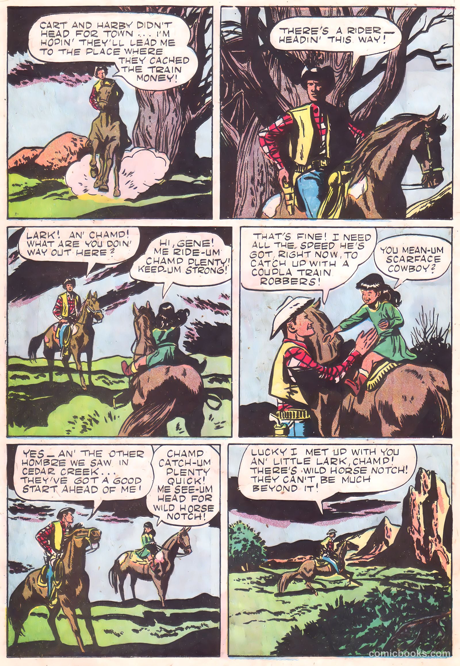 Gene Autry Comics #27 (1949) — page 20 of 36