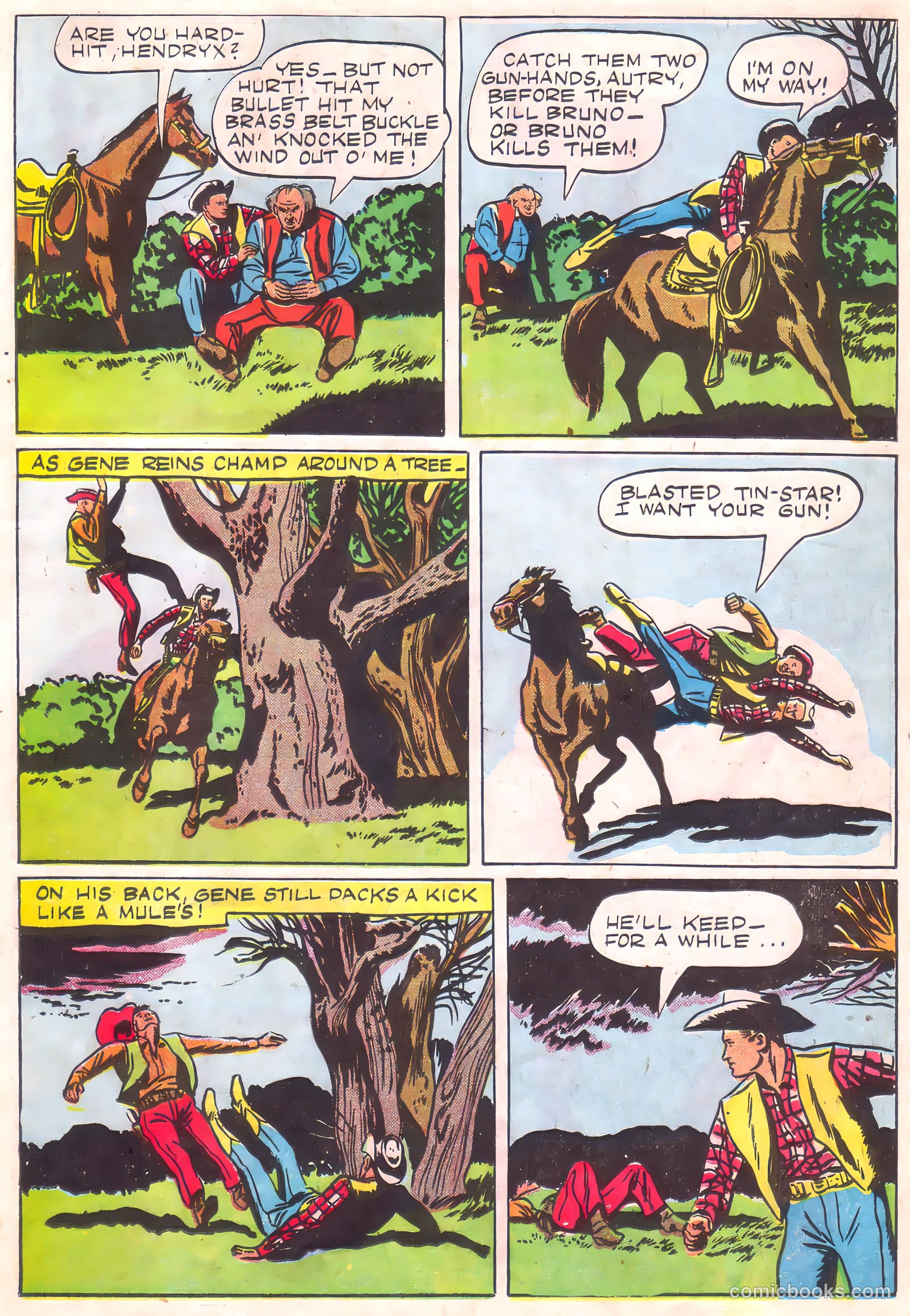 Gene Autry Comics #27 (1949) — page 23 of 36