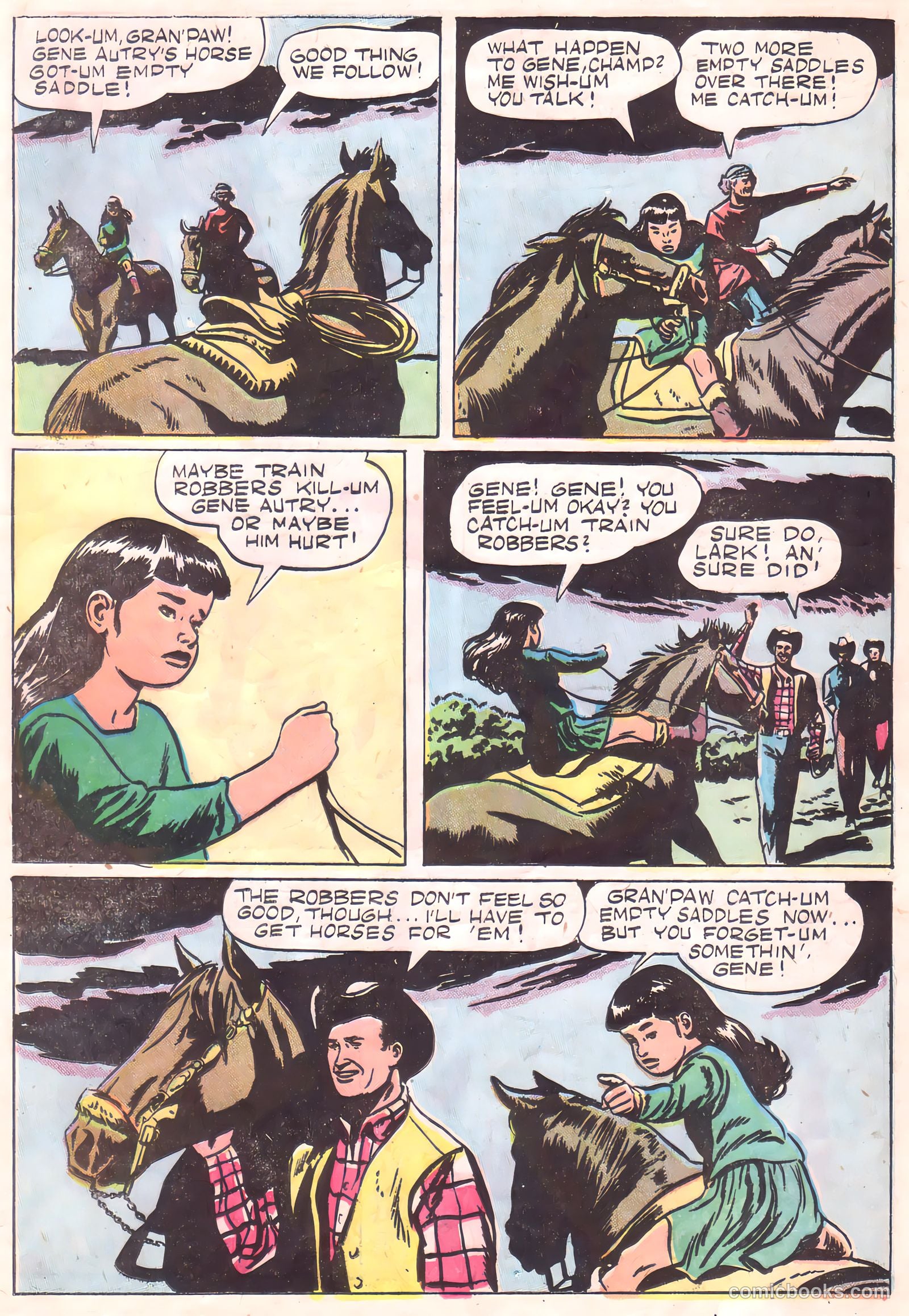 Gene Autry Comics #27 (1949) — page 25 of 36