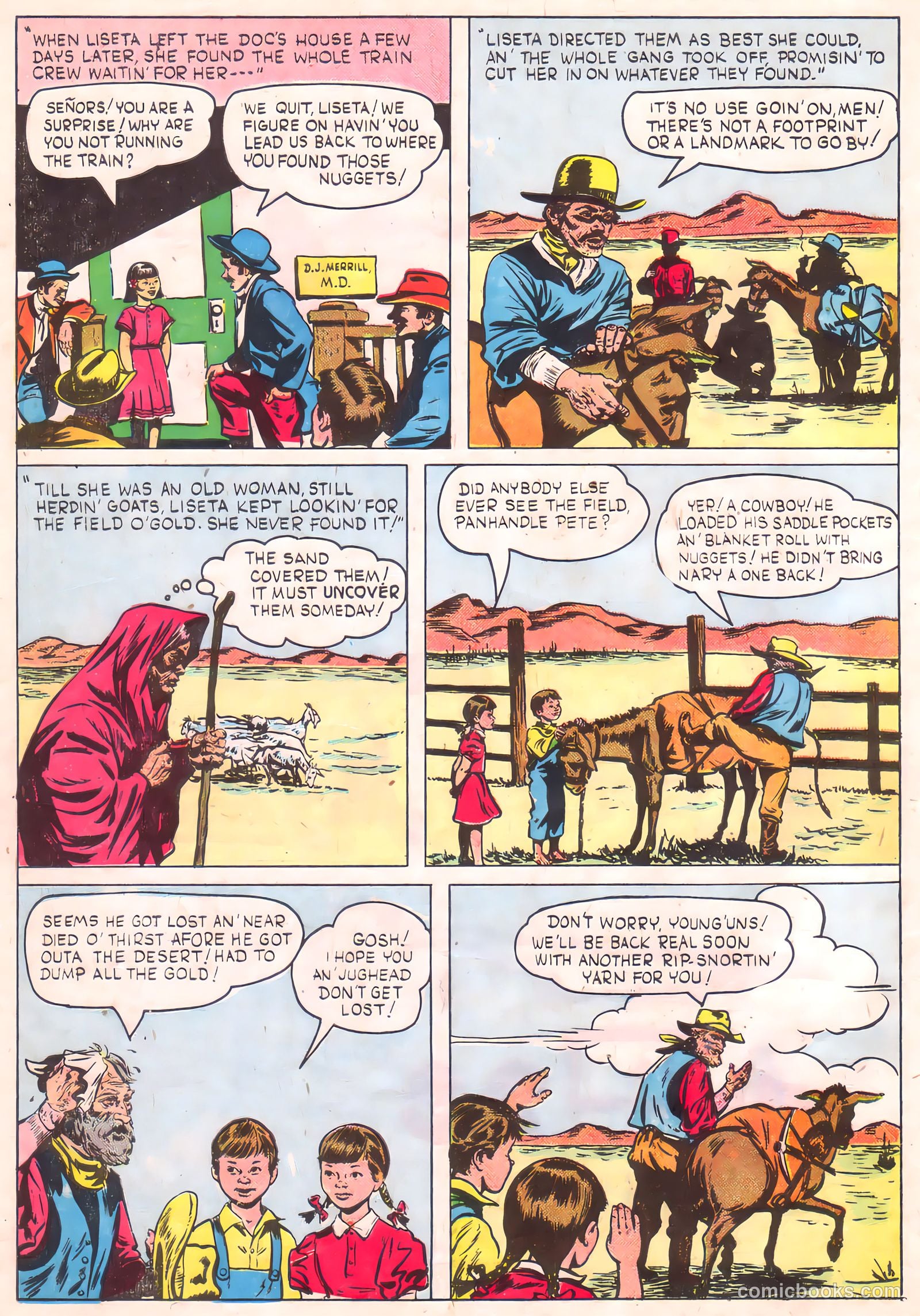 Gene Autry Comics #27 (1949) — page 34 of 36