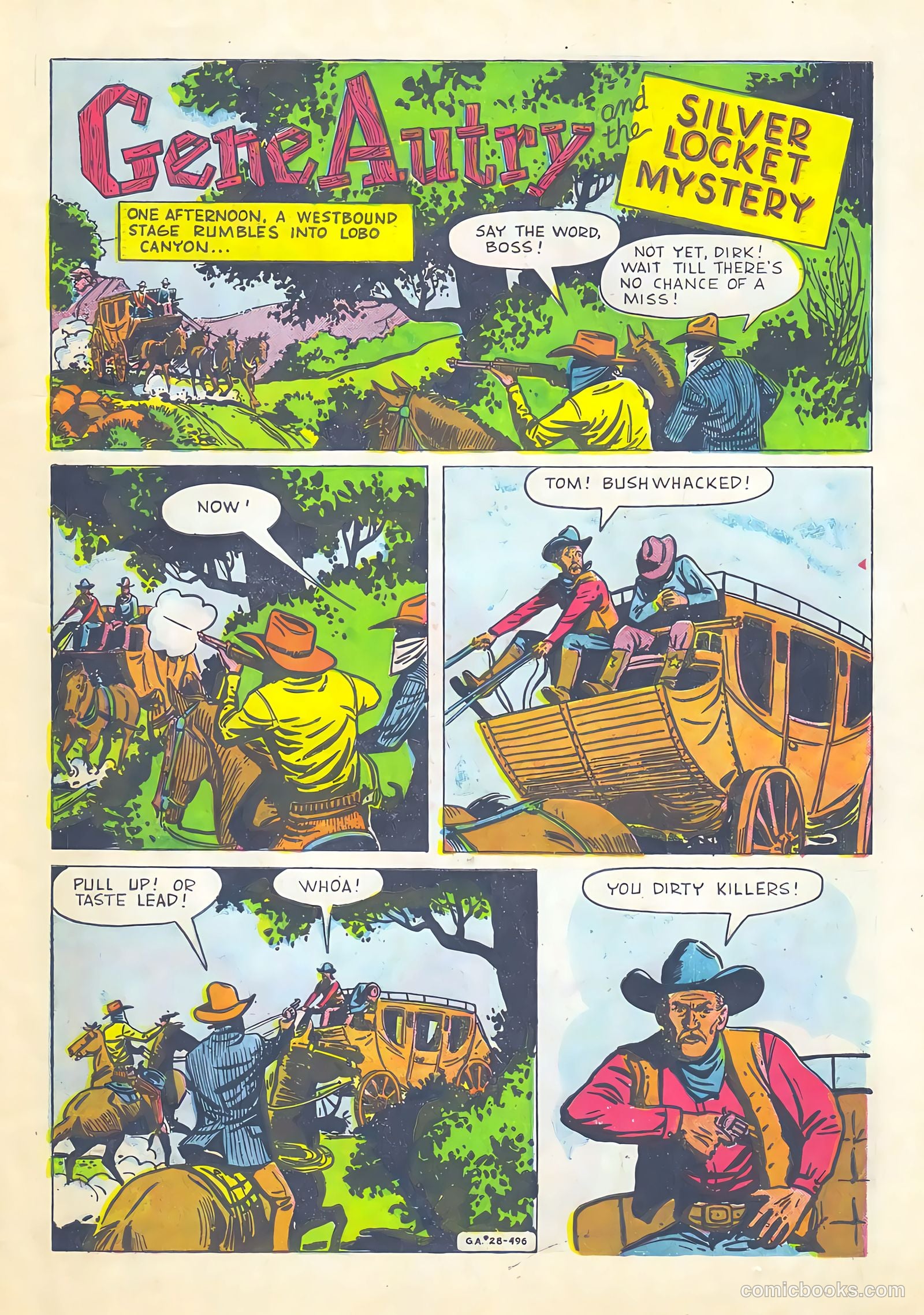 Gene Autry Comics #28 (1949) — page 3 of 36