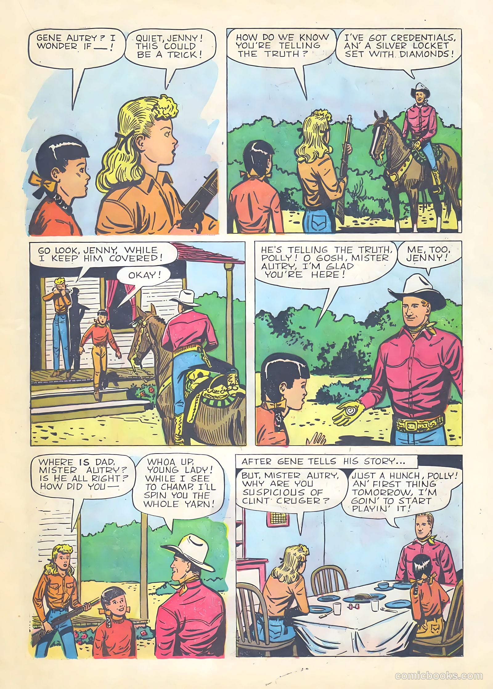 Gene Autry Comics #28 (1949) — page 17 of 36