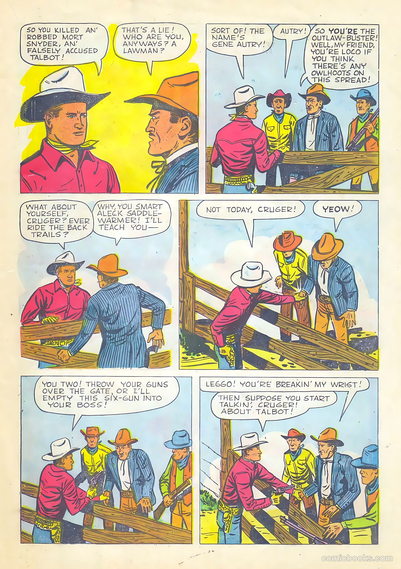 Gene Autry Comics #28 (1949) — page 19 of 36
