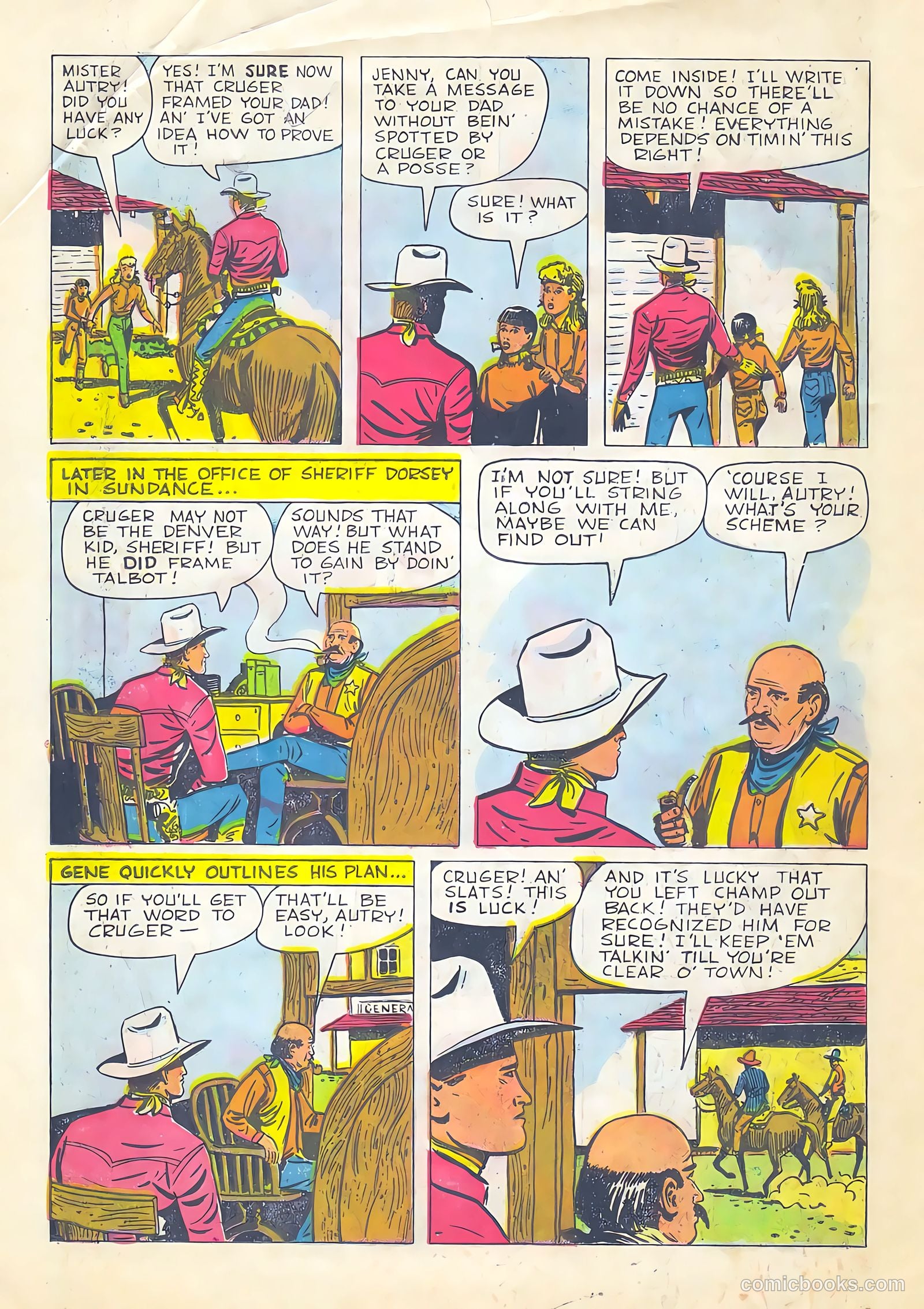 Gene Autry Comics #28 (1949) — page 22 of 36