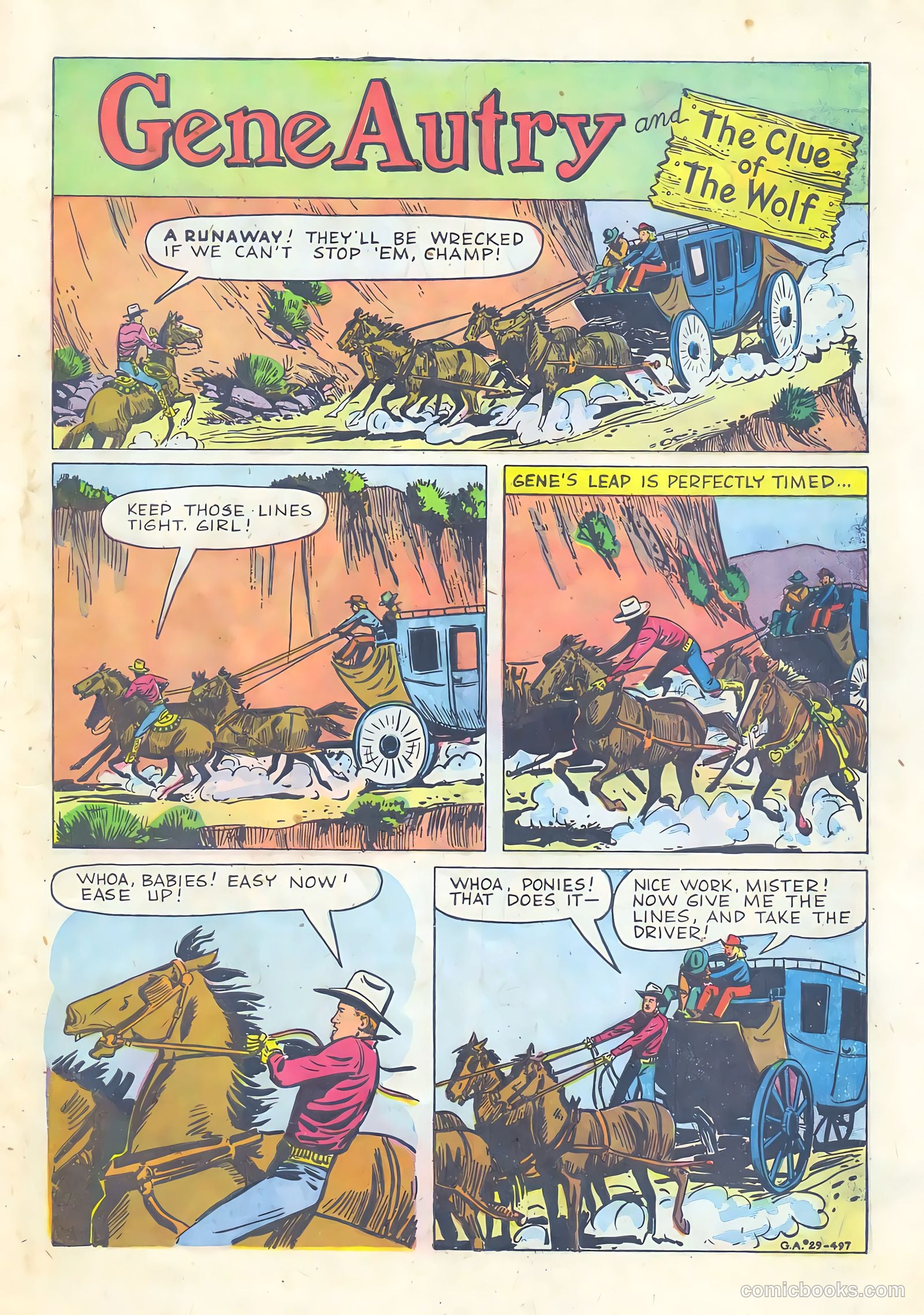 Gene Autry Comics #29 (1949) — page 3 of 36