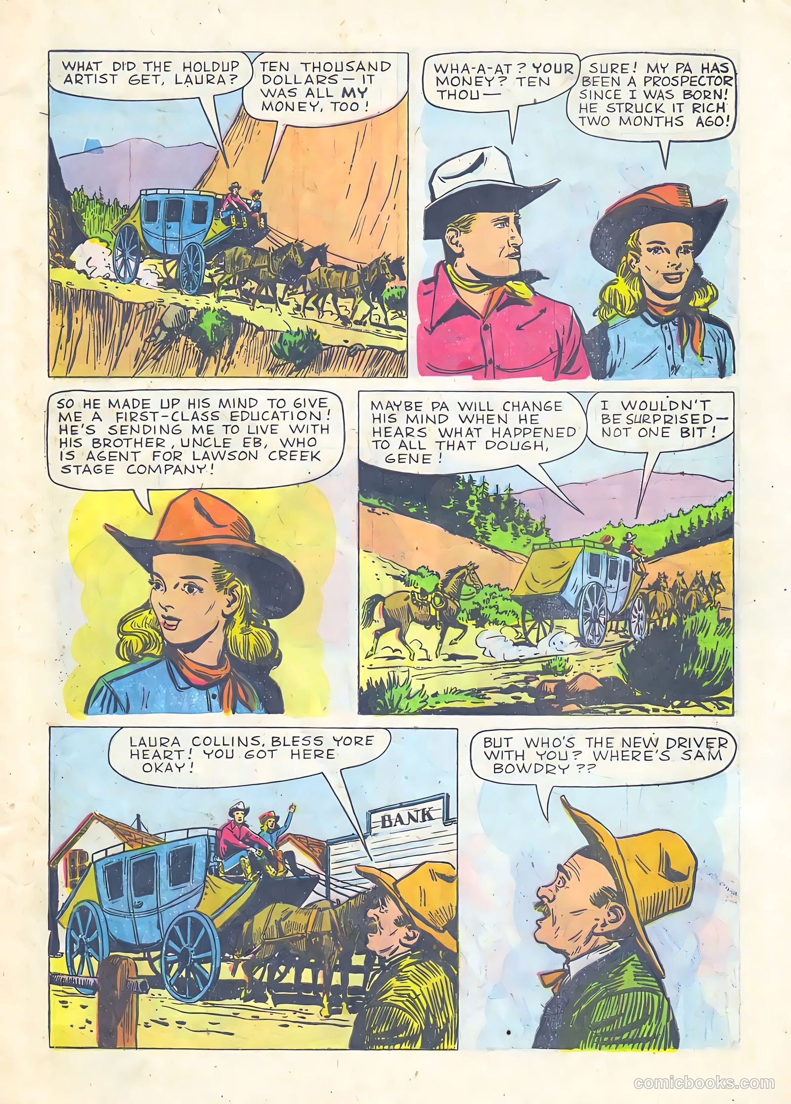 Gene Autry Comics #29 (1949) — page 5 of 36
