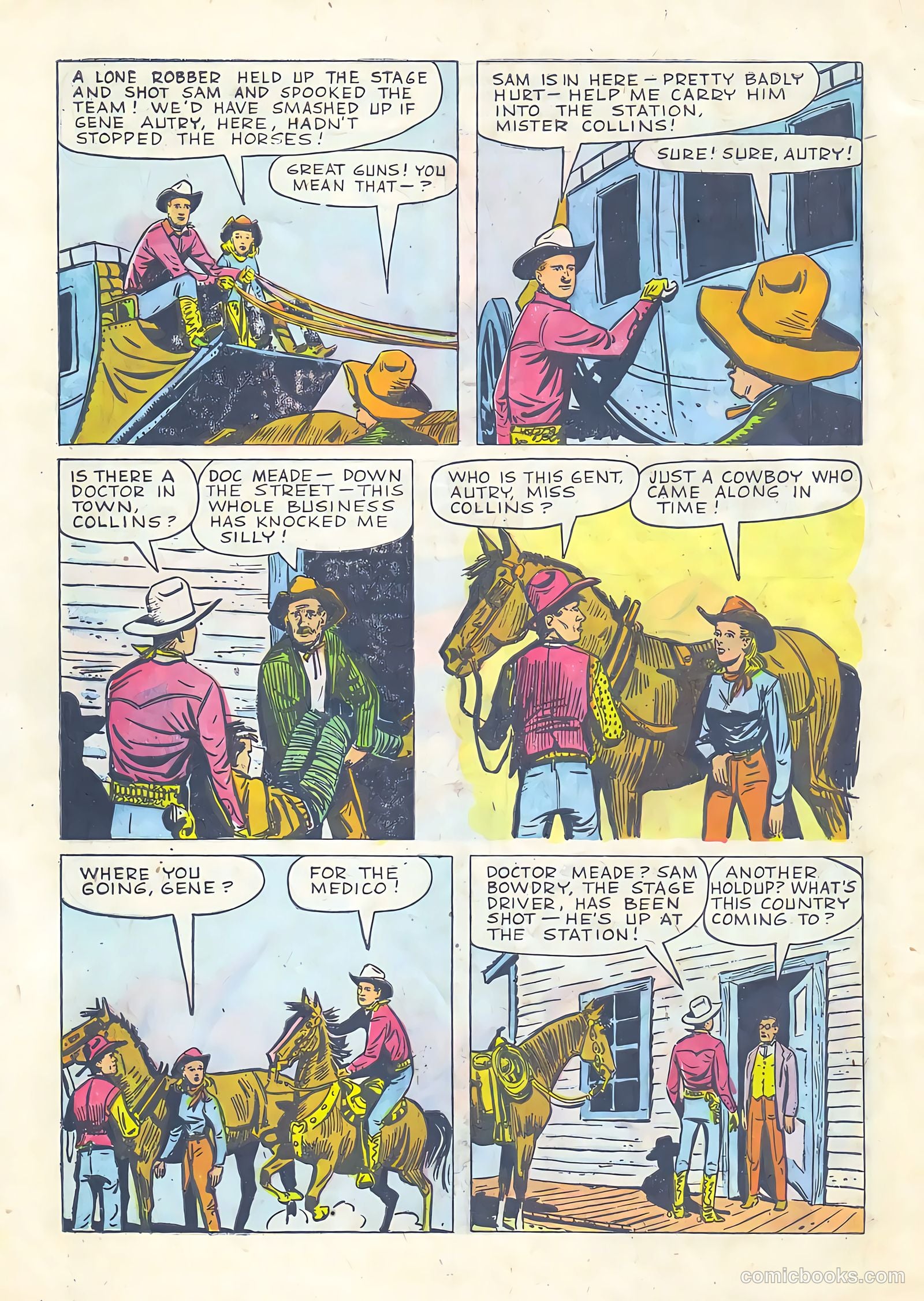 Gene Autry Comics #29 (1949) — page 6 of 36