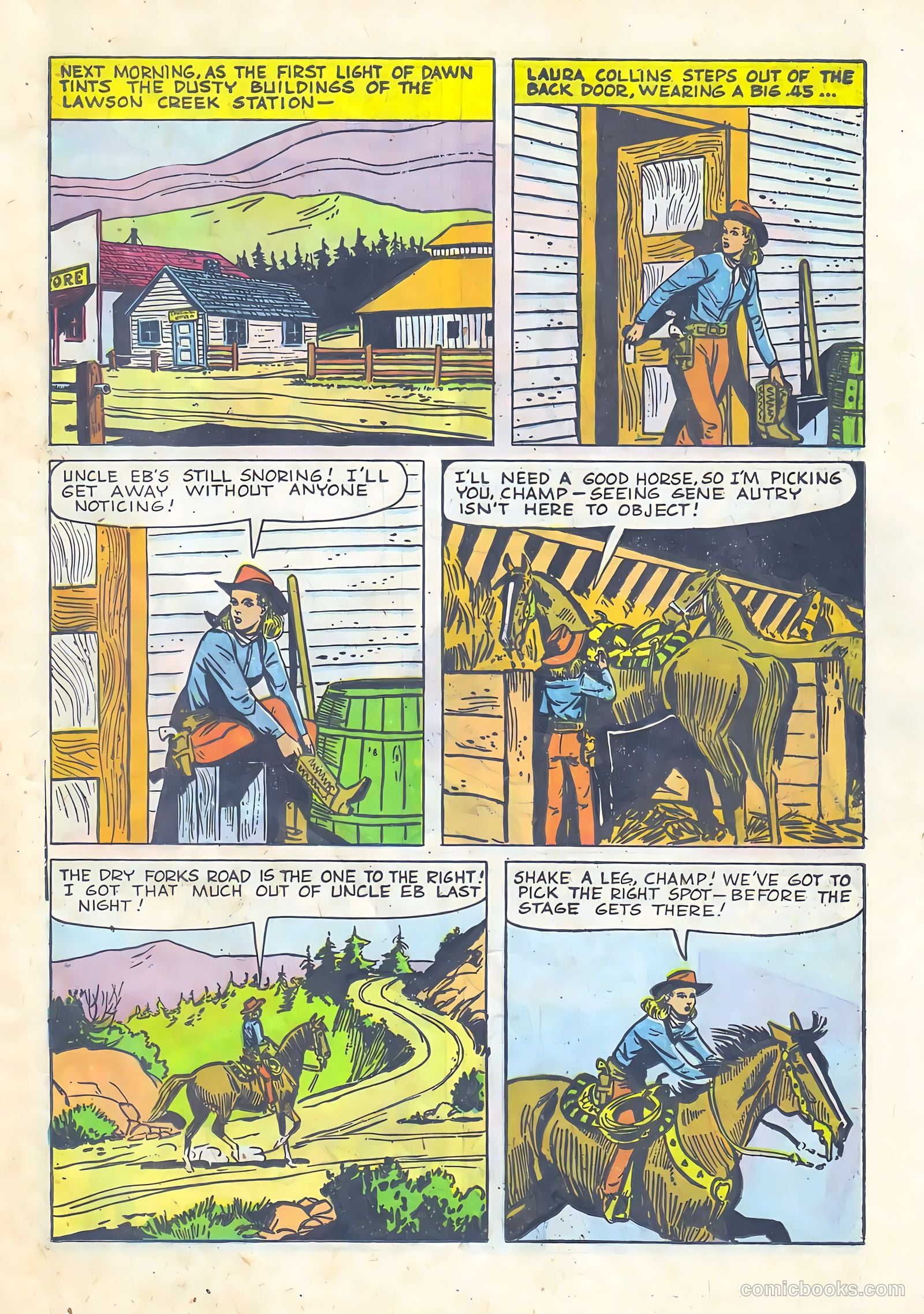 Gene Autry Comics #29 (1949) — page 13 of 36