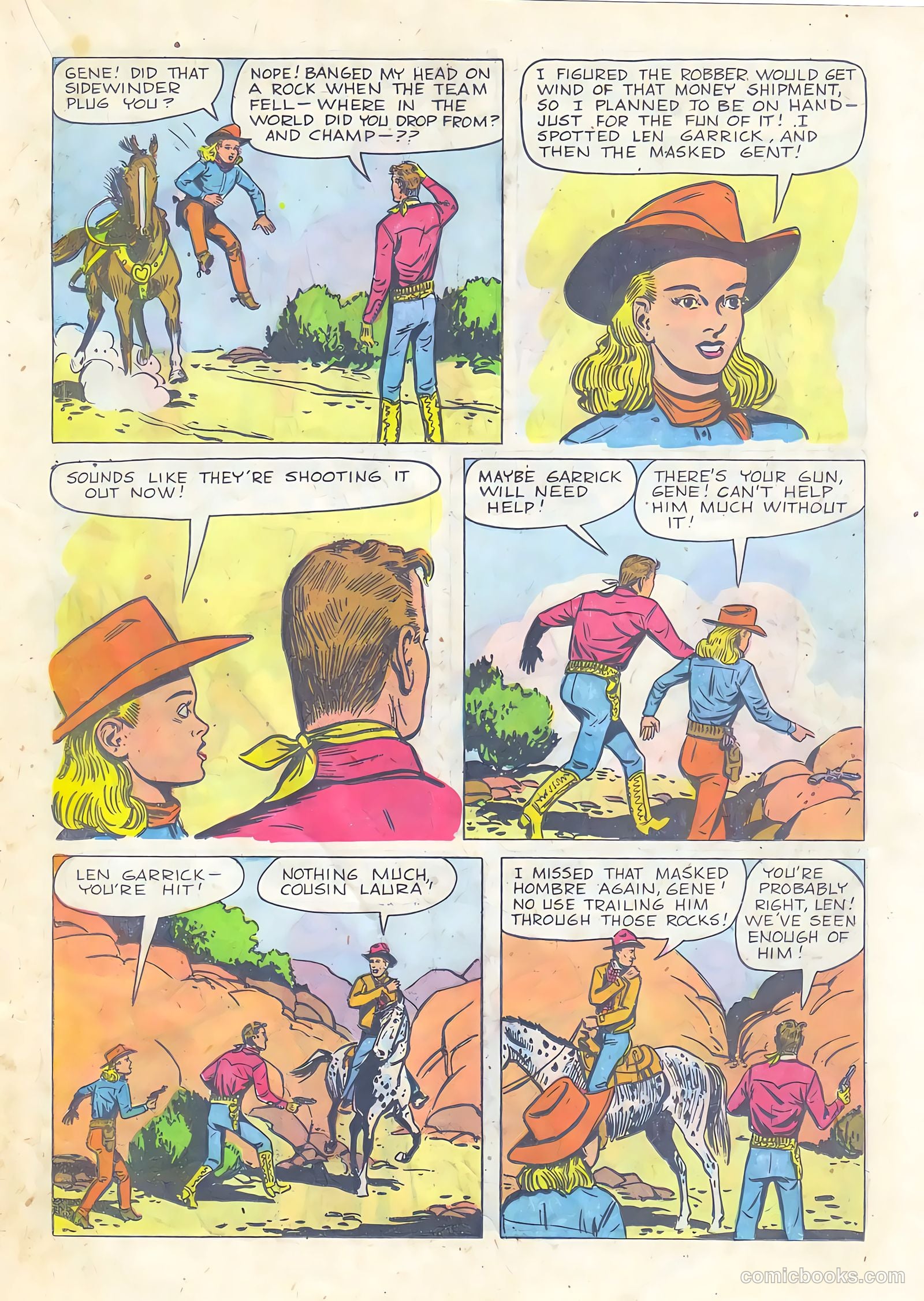 Gene Autry Comics #29 (1949) — page 19 of 36