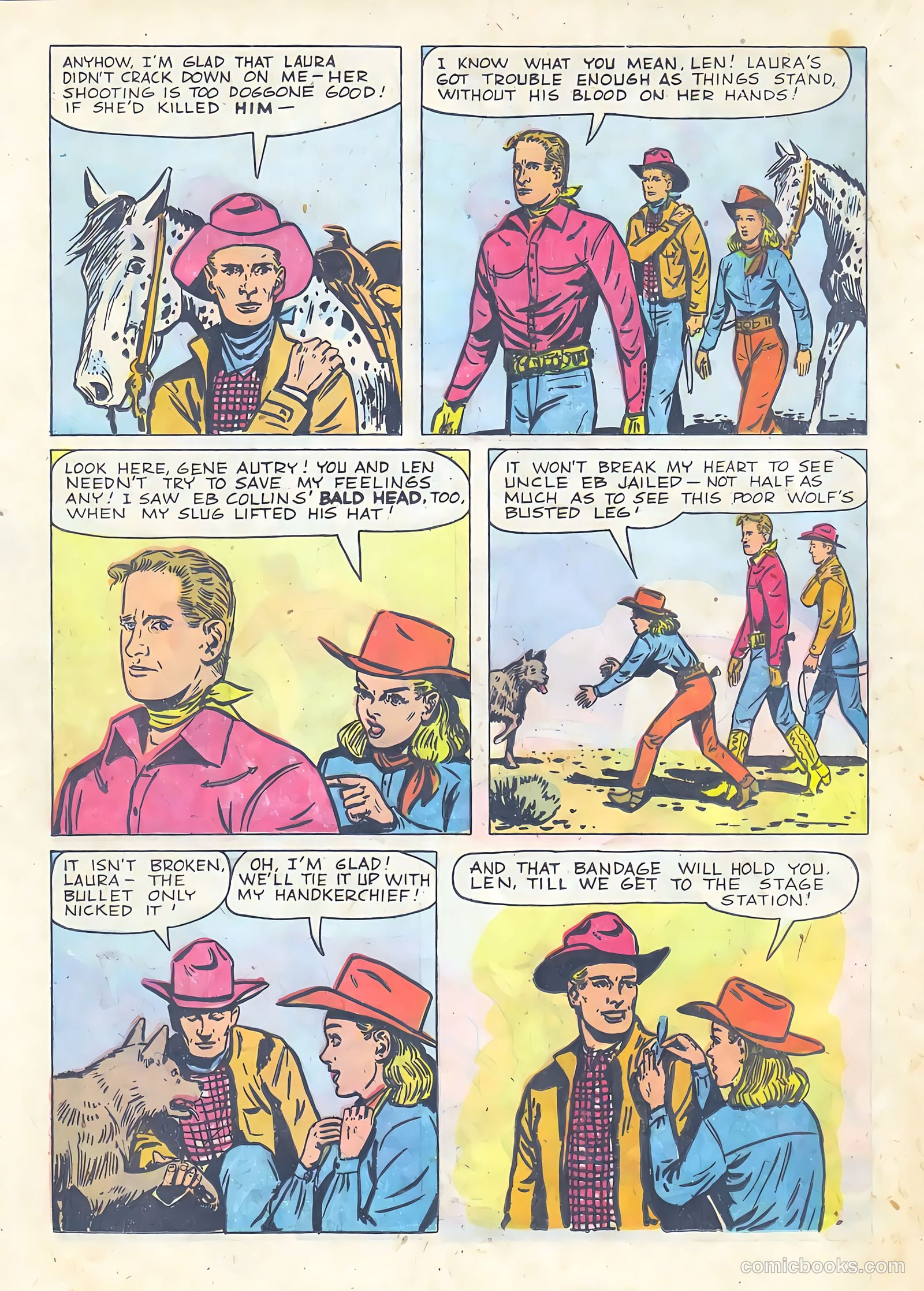 Gene Autry Comics #29 (1949) — page 20 of 36