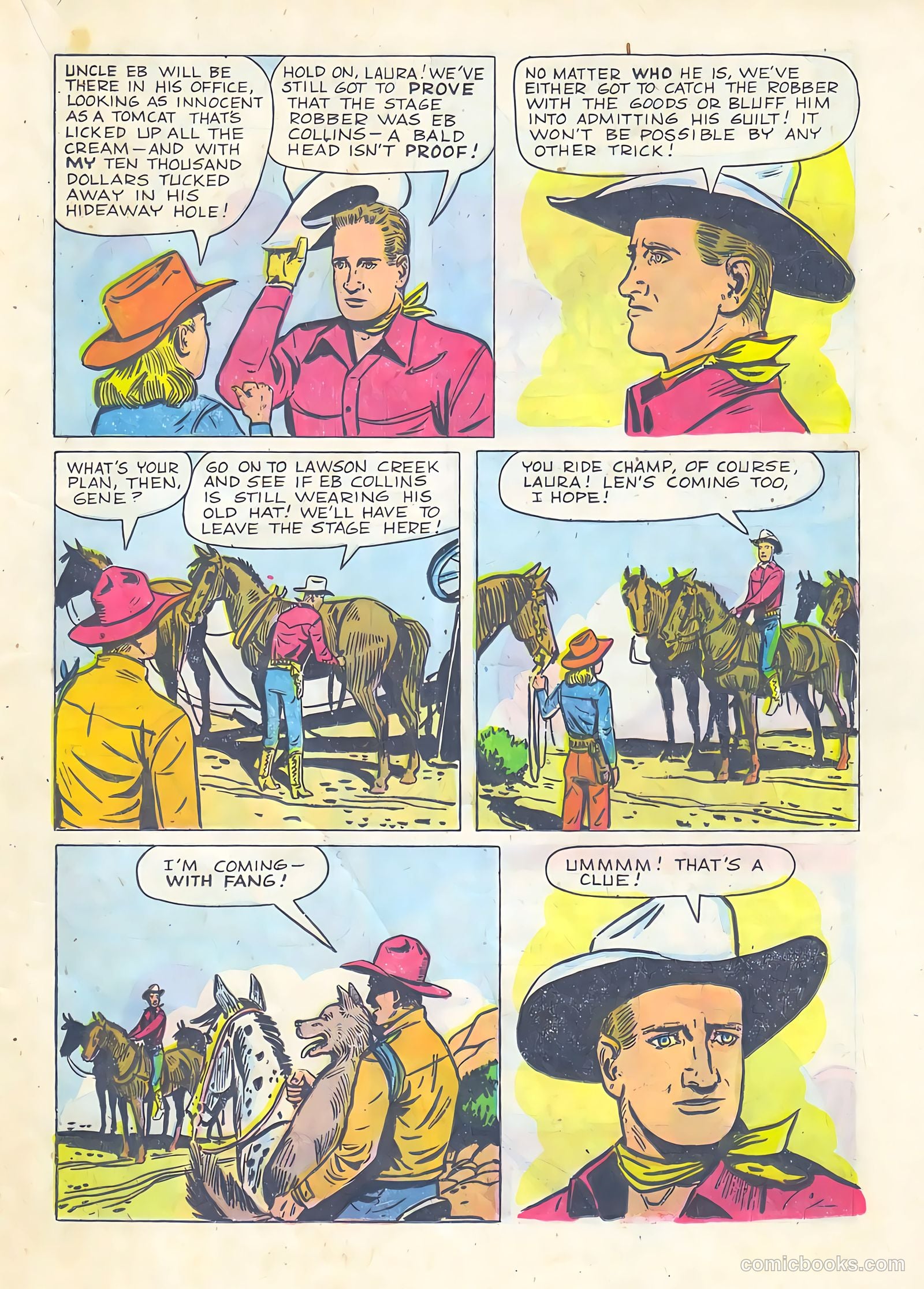 Gene Autry Comics #29 (1949) — page 21 of 36
