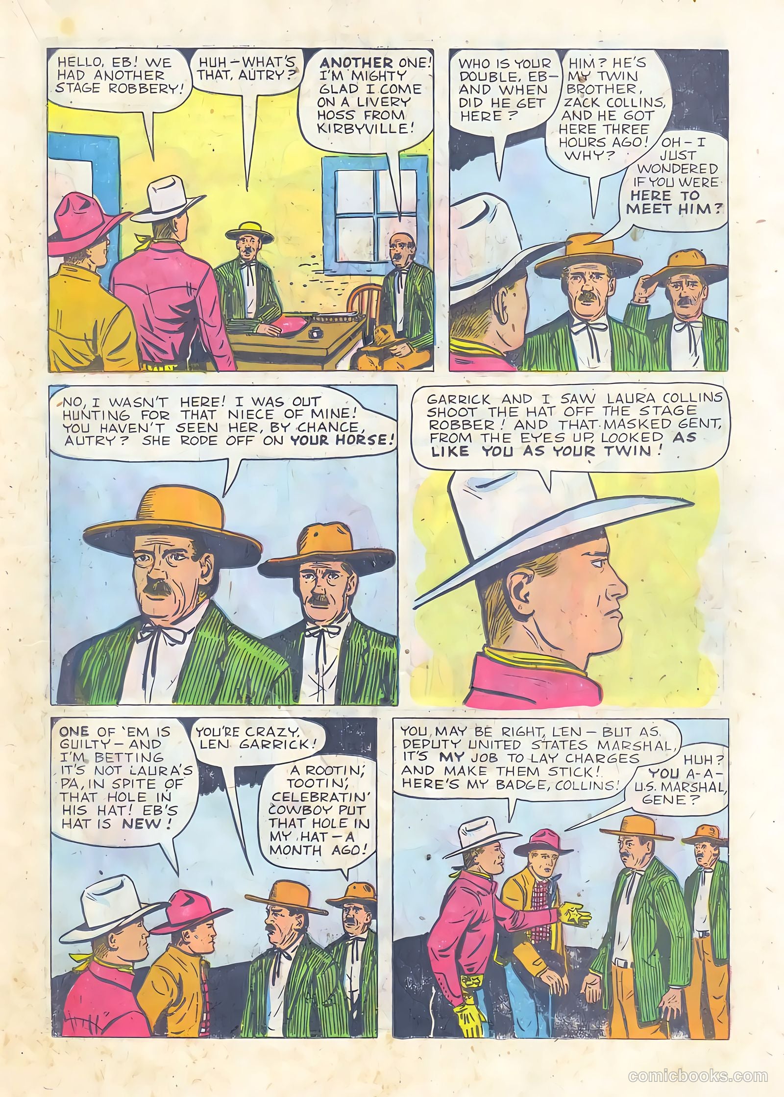 Gene Autry Comics #29 (1949) — page 23 of 36