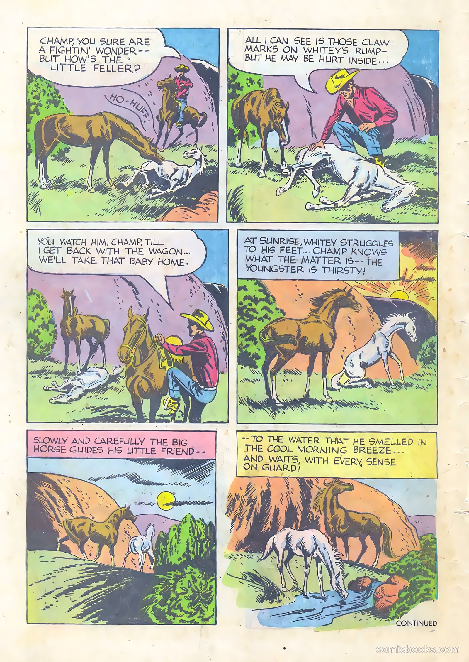 Gene Autry Comics #29 (1949) — page 34 of 36