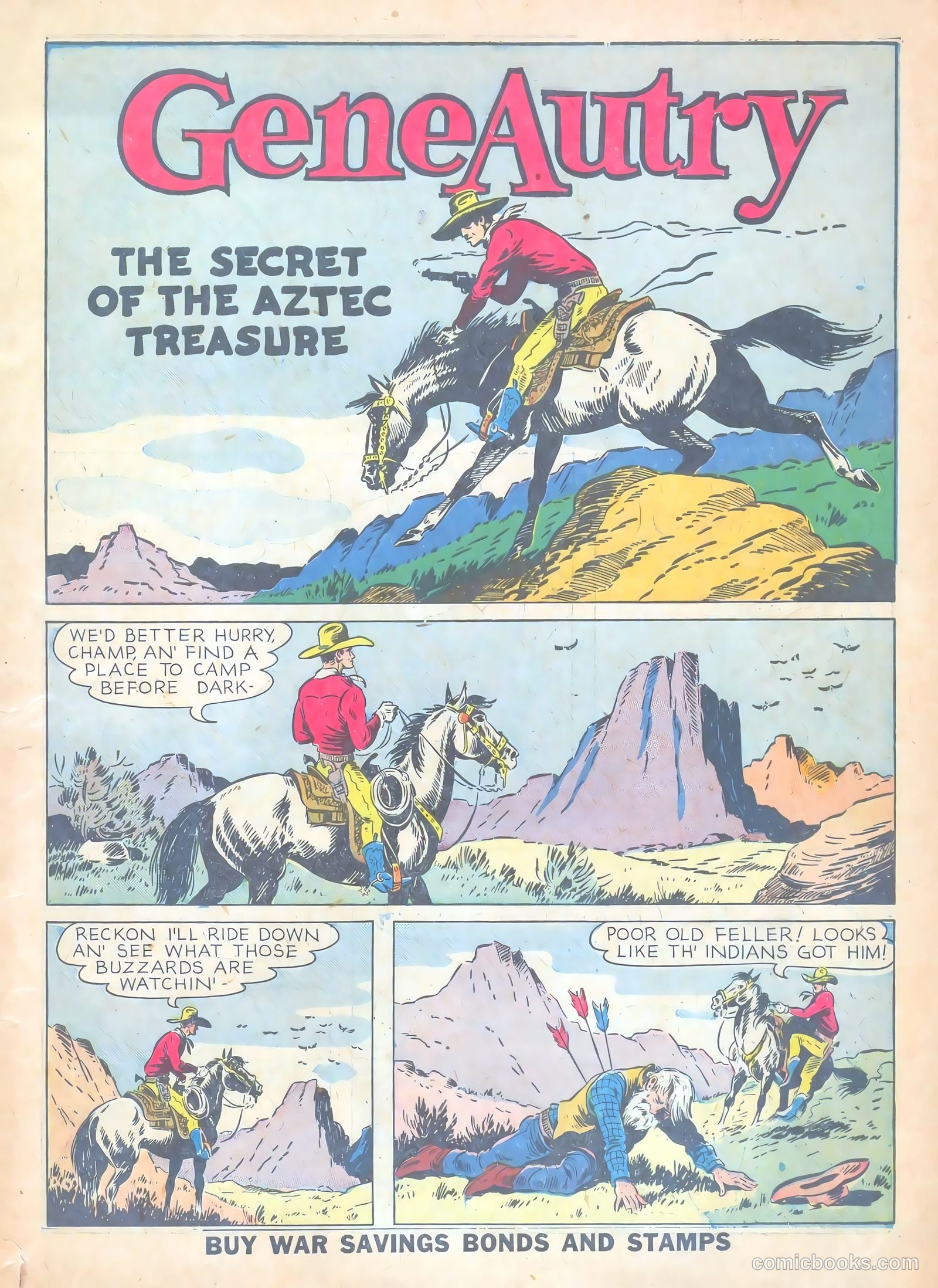 Gene Autry Comics #3 (1942) — page 3 of 68