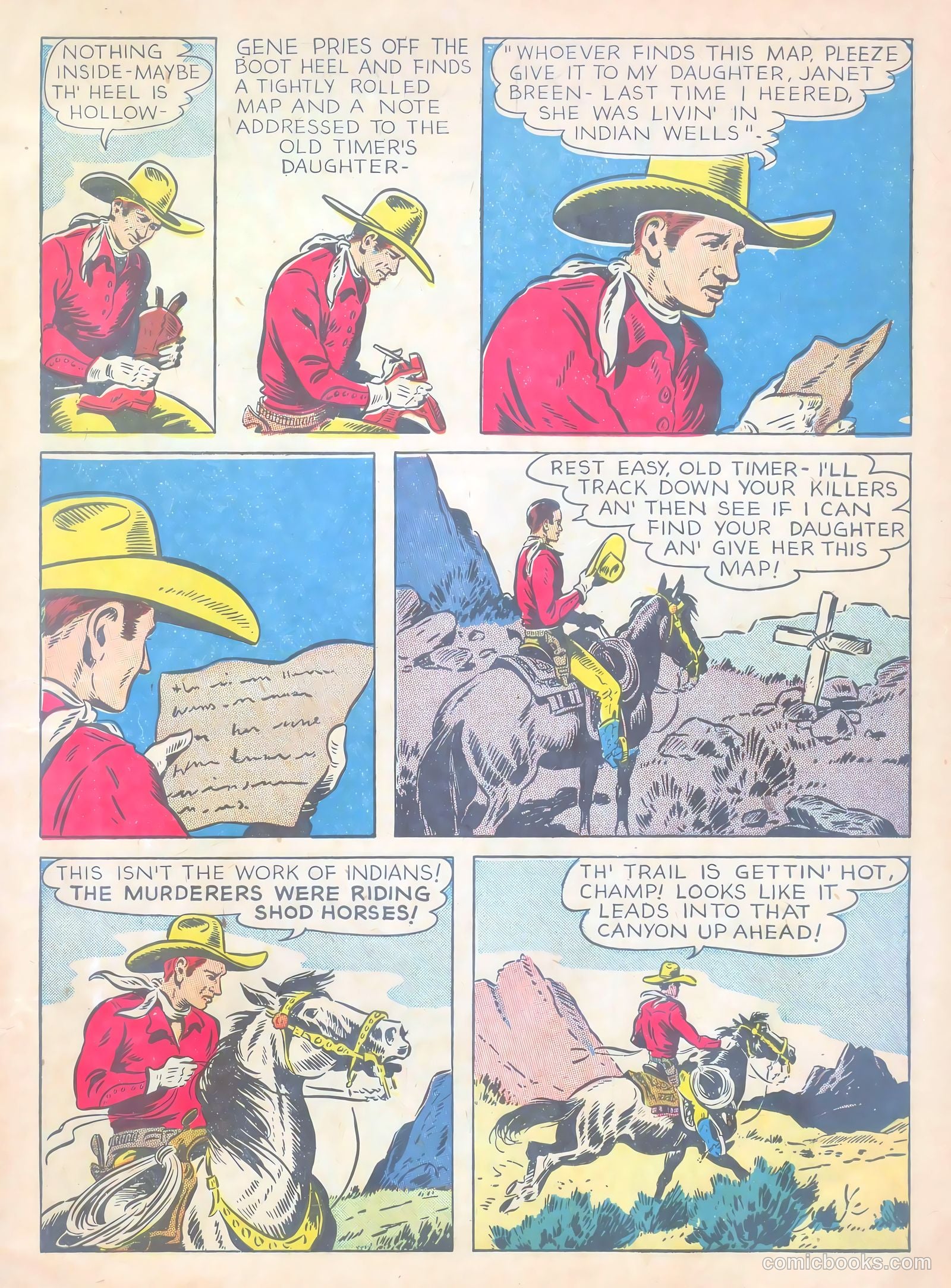 Gene Autry Comics #3 (1942) — page 5 of 68