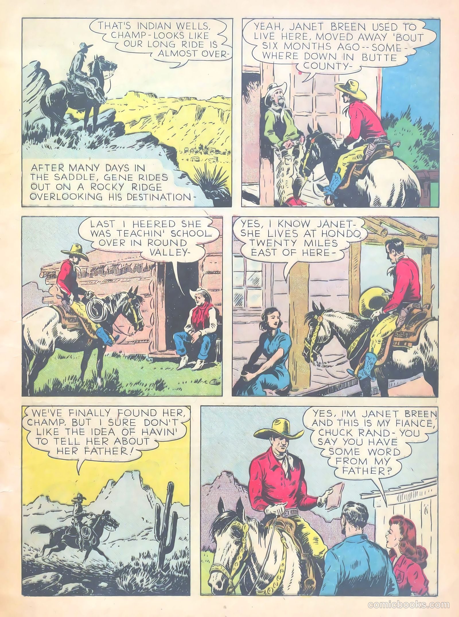 Gene Autry Comics #3 (1942) — page 7 of 68