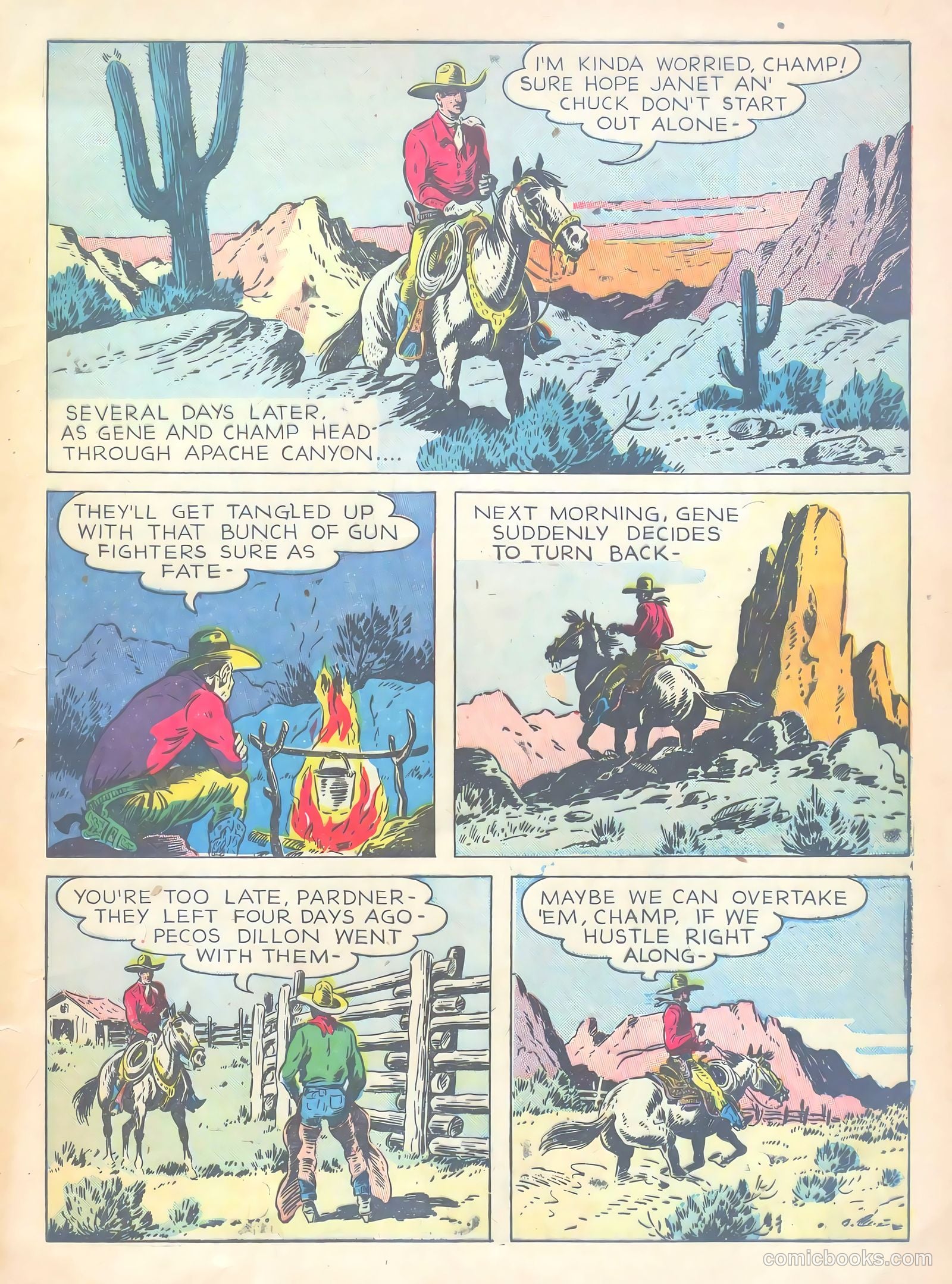 Gene Autry Comics #3 (1942) — page 9 of 68