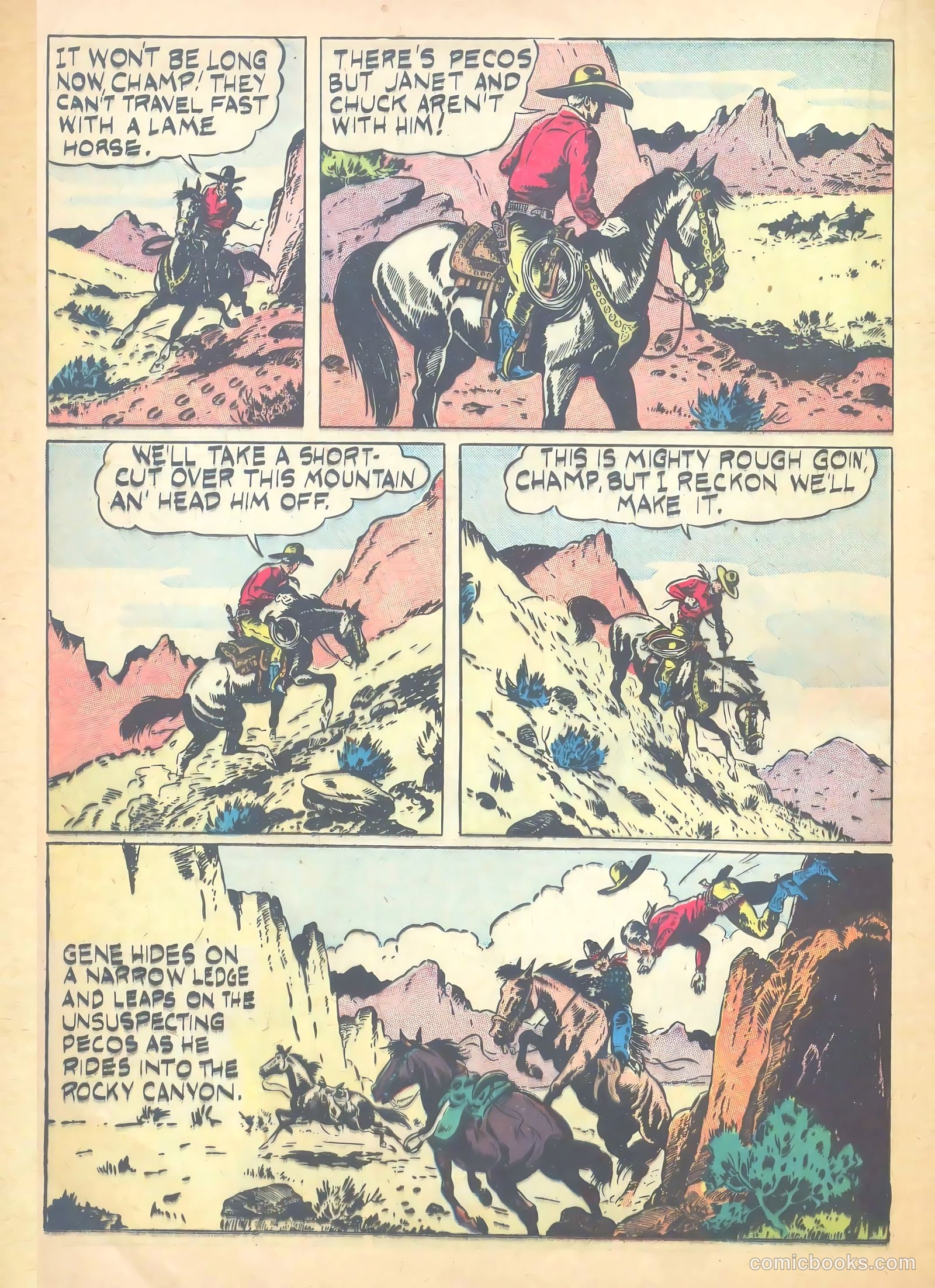 Gene Autry Comics #3 (1942) — page 22 of 68
