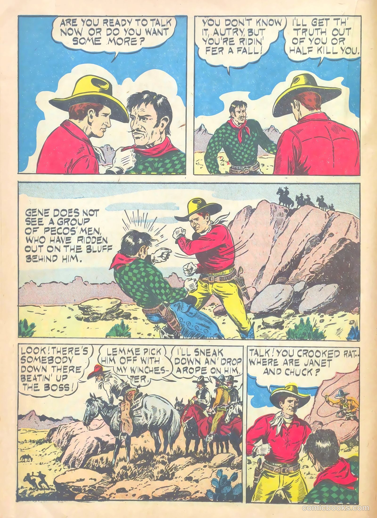 Gene Autry Comics #3 (1942) — page 24 of 68