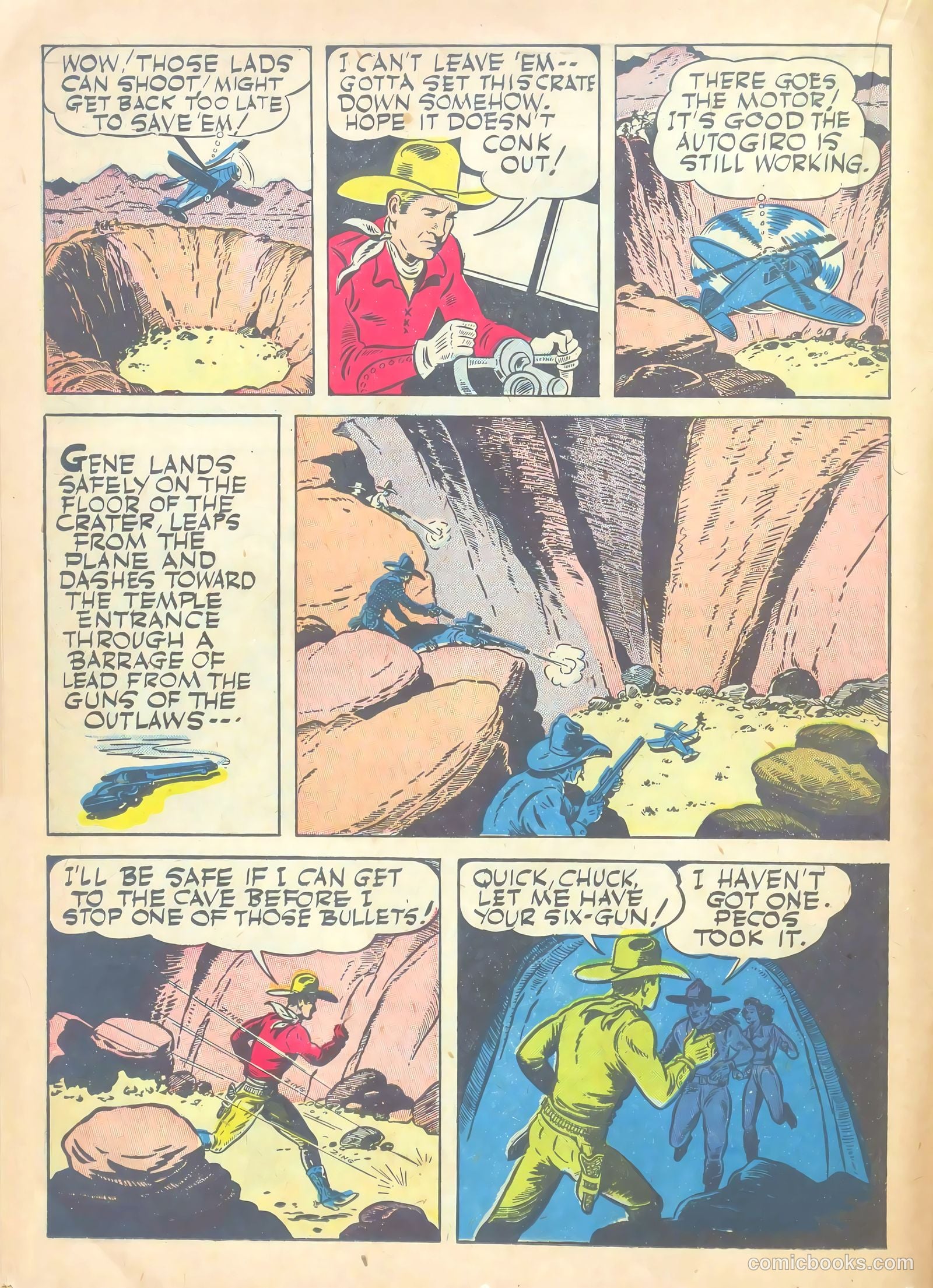 Gene Autry Comics #3 (1942) — page 32 of 68