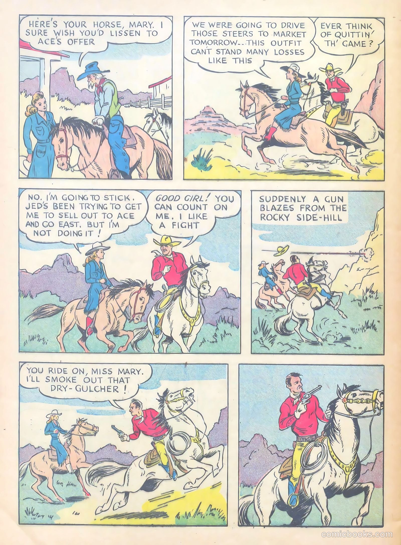 Gene Autry Comics #3 (1942) — page 54 of 68