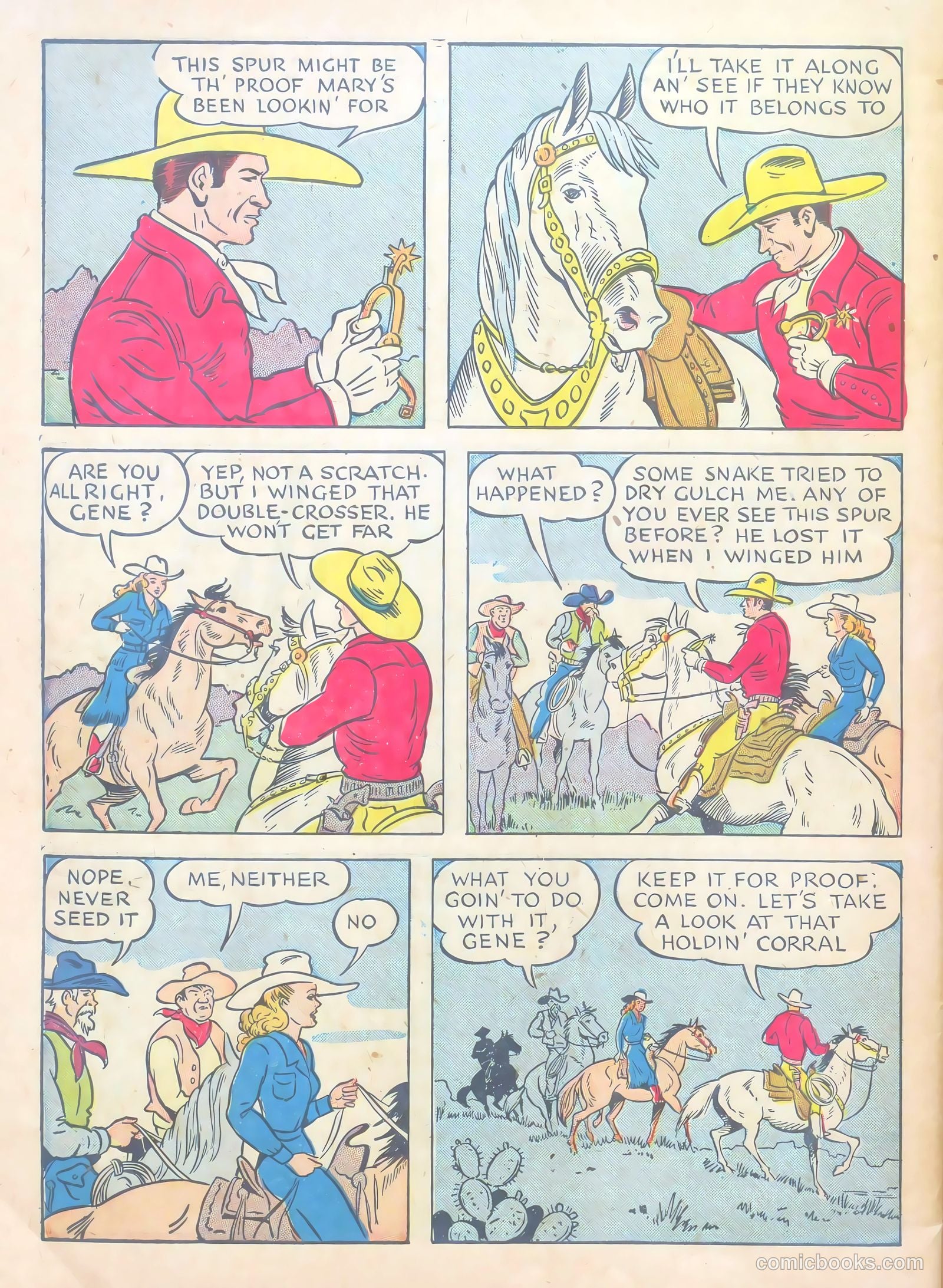 Gene Autry Comics #3 (1942) — page 56 of 68