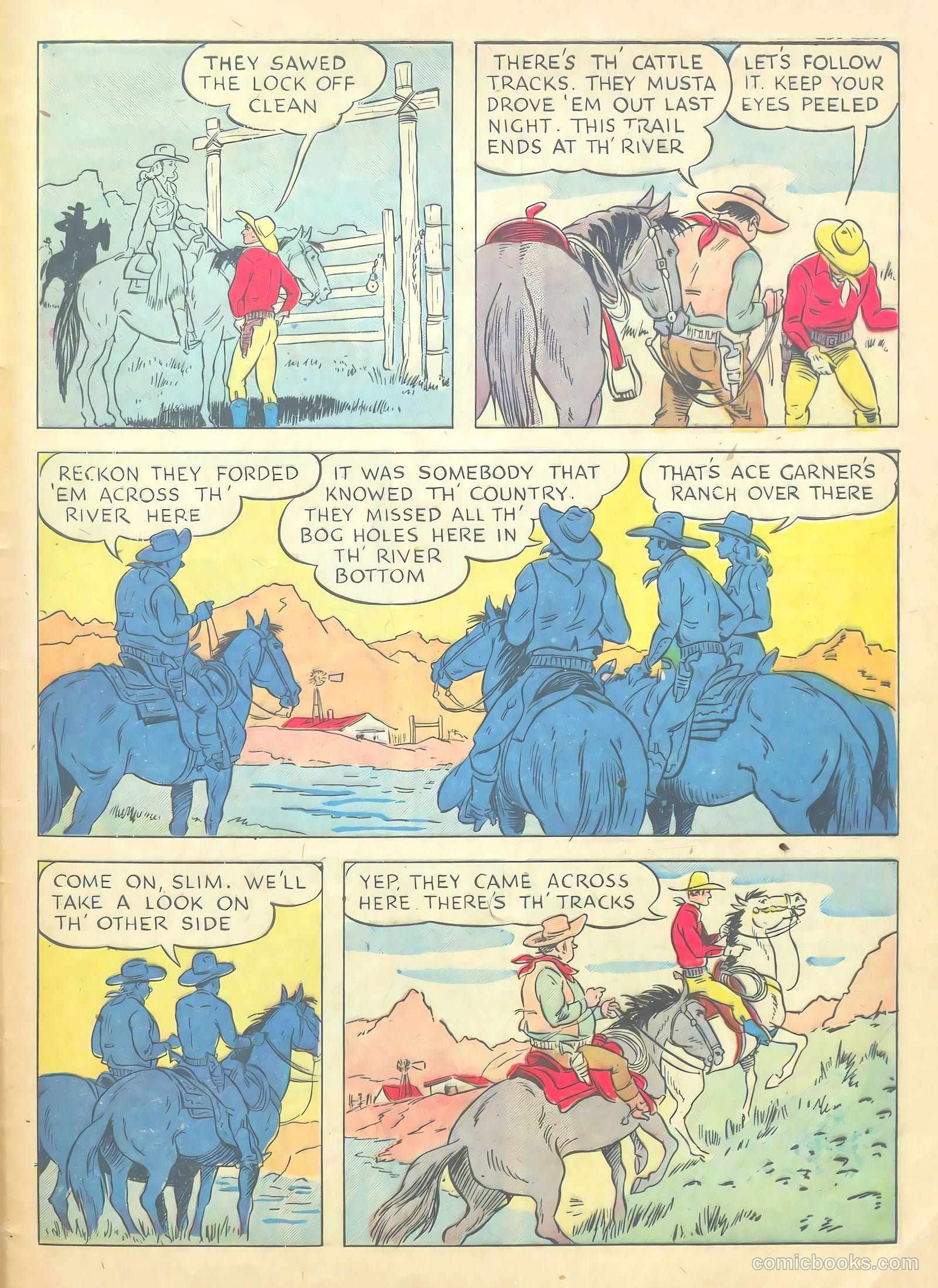 Gene Autry Comics #3 (1942) — page 57 of 68